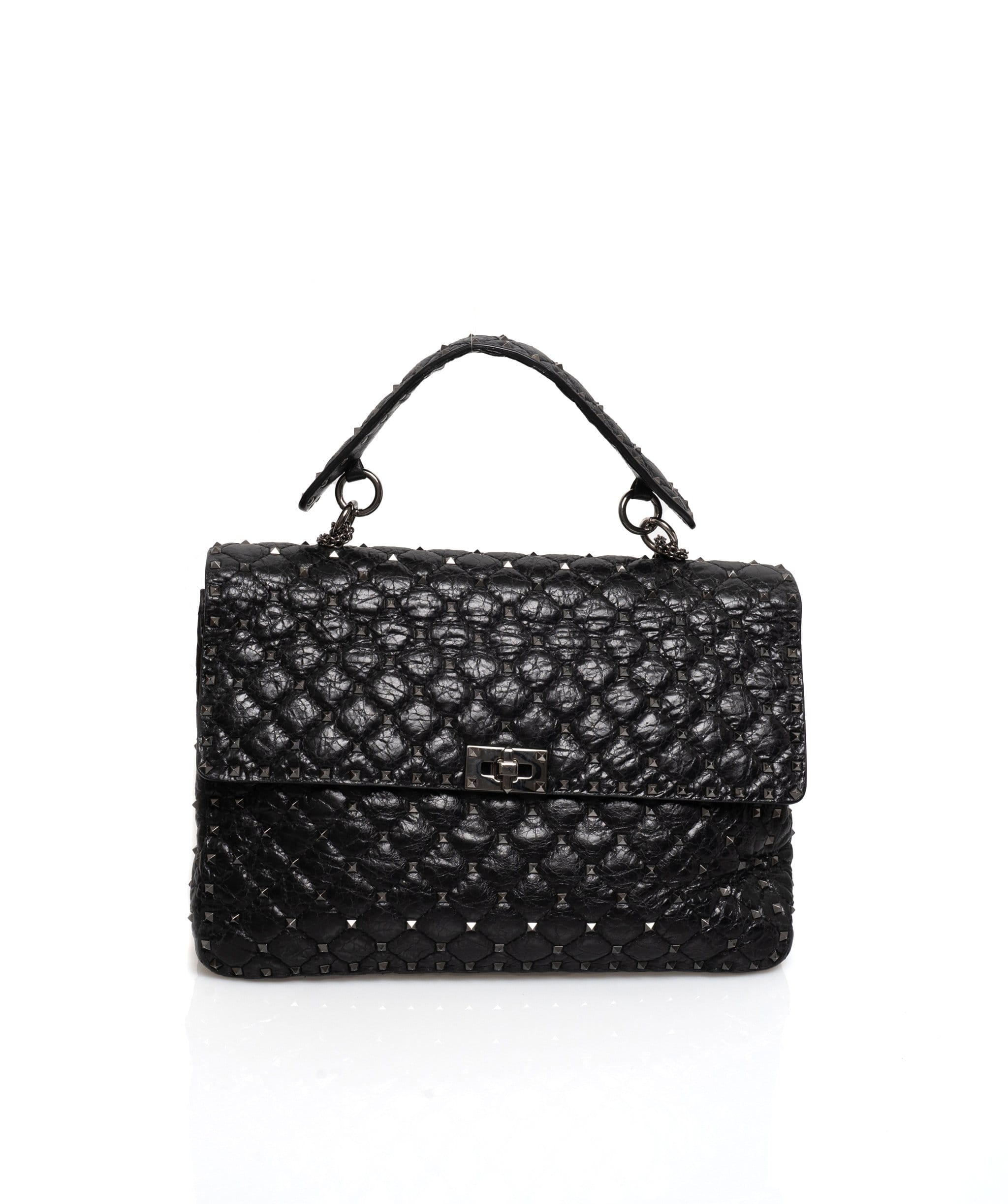 Valentino Valentino Garavani Rockstud Spike quilted leather shoulder bag - ADC1093