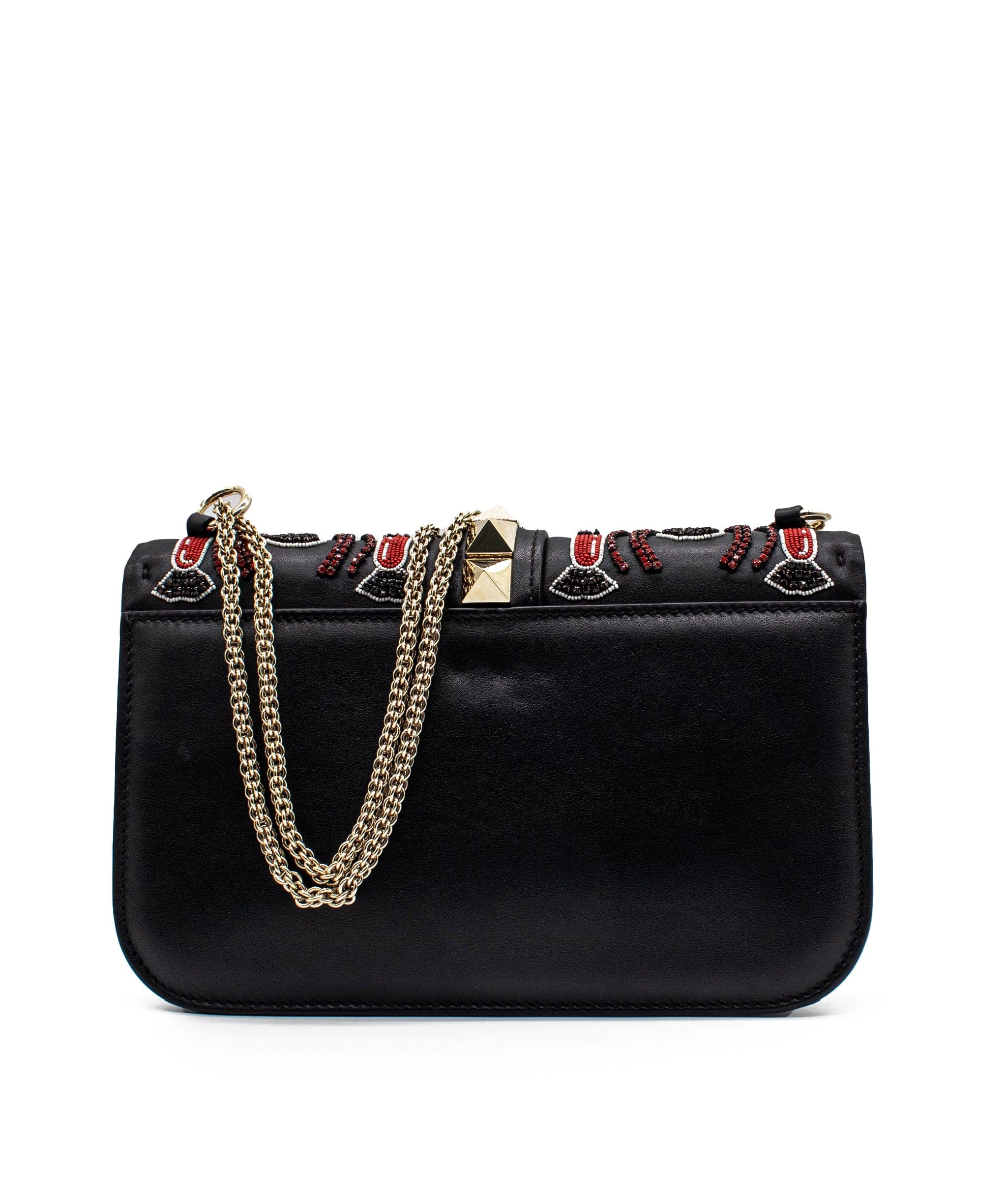 Valentino Valentino Rockstud Lock Lipstick Shoulder Bag RJC1187