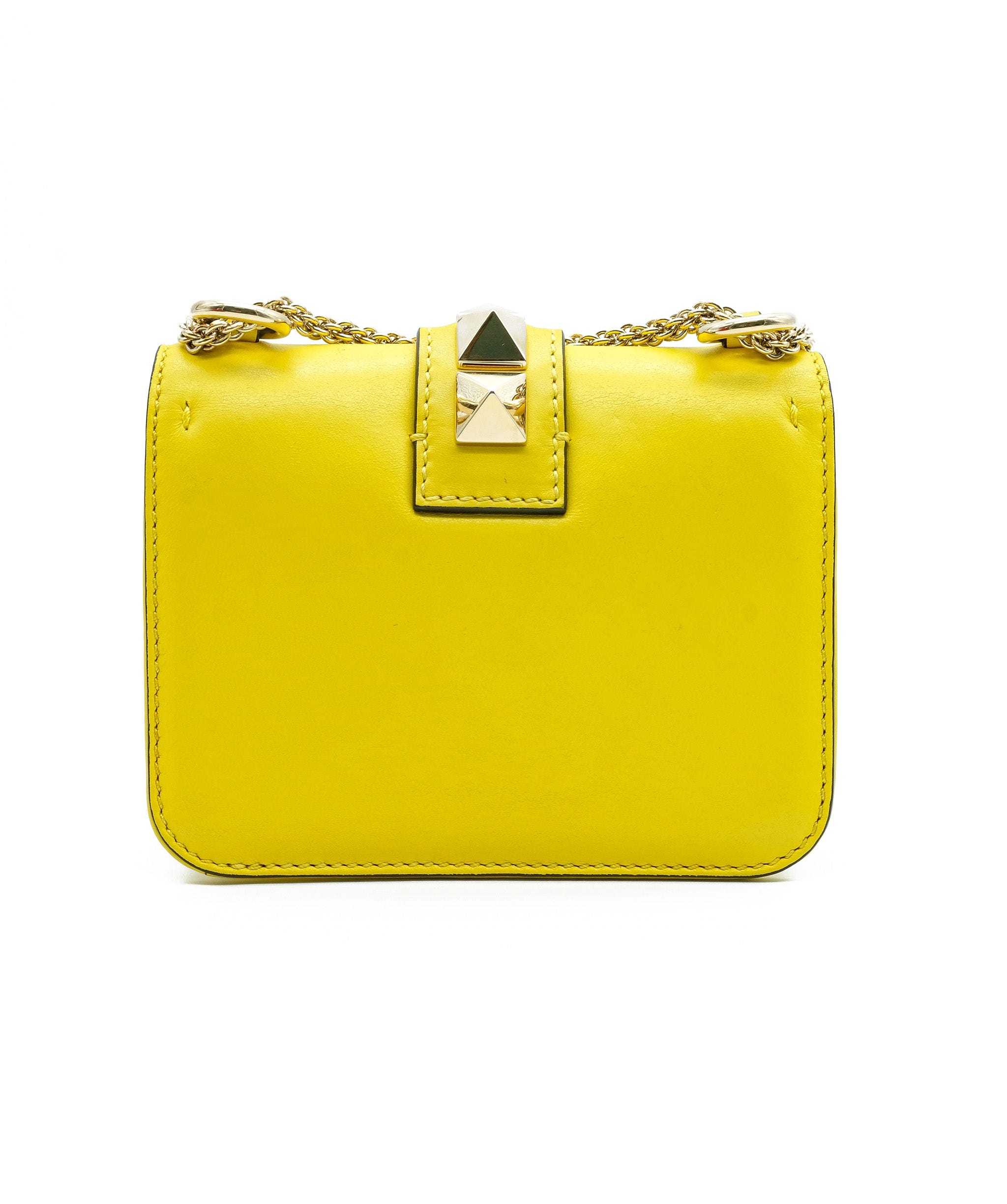 Valentino Valentino Yellow Rockstud Bag RJC1434