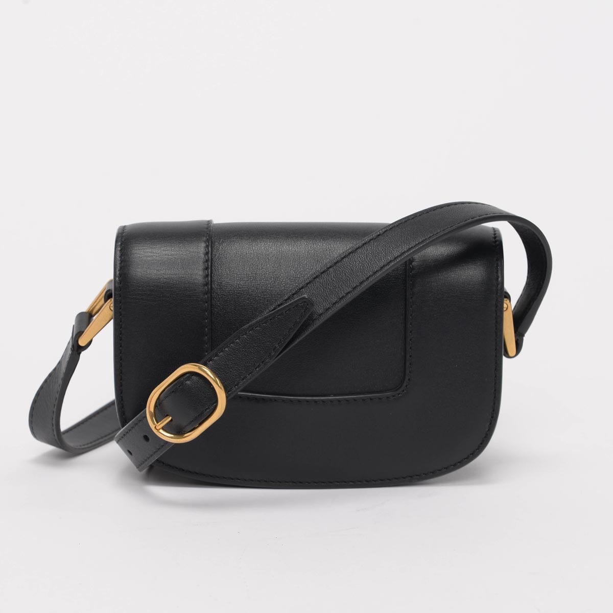 Valentino Valentino Black Smooth Calfskin Small Supervee Bag