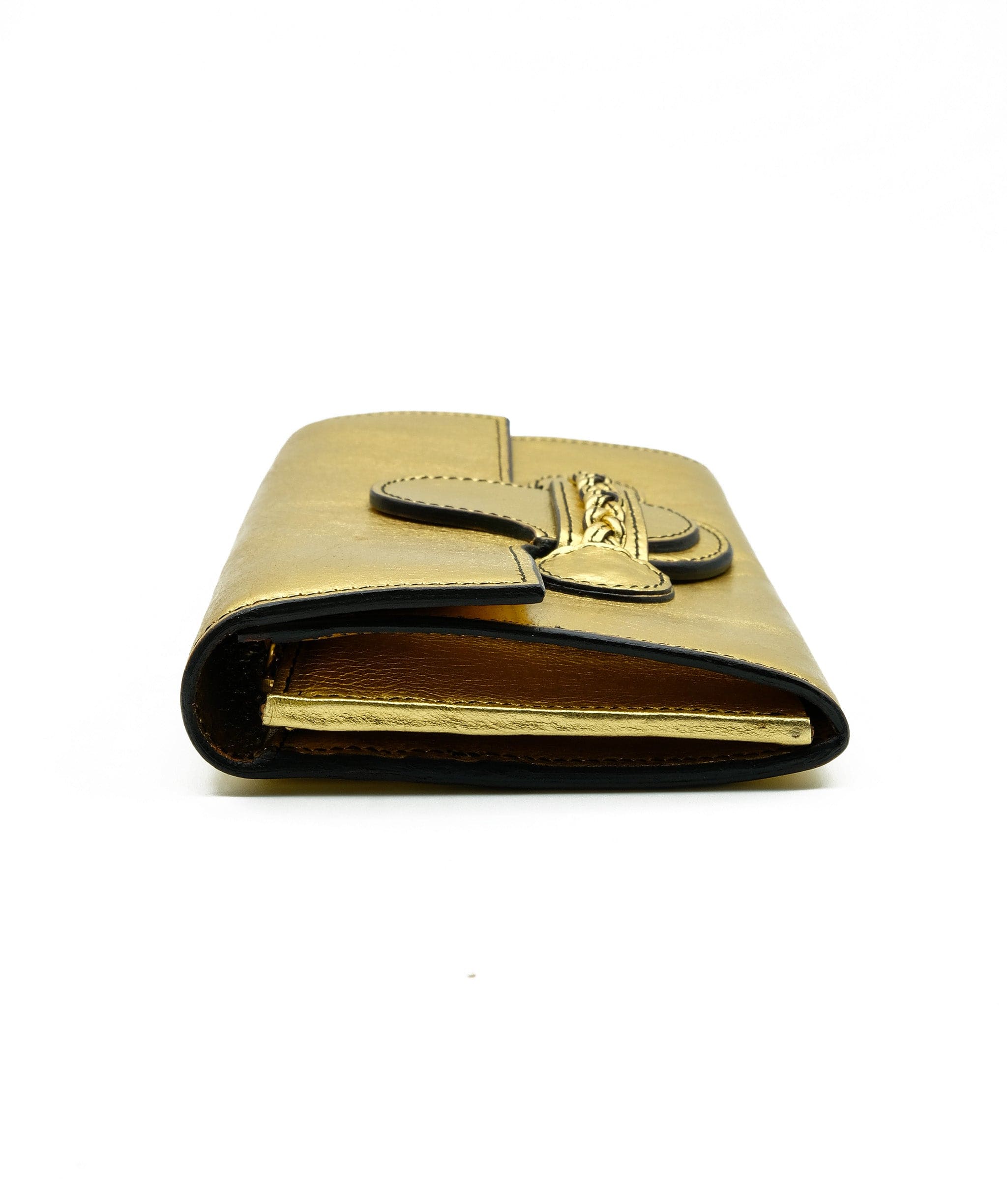 Valentino V Valentino Gold Long wallet ADL2048