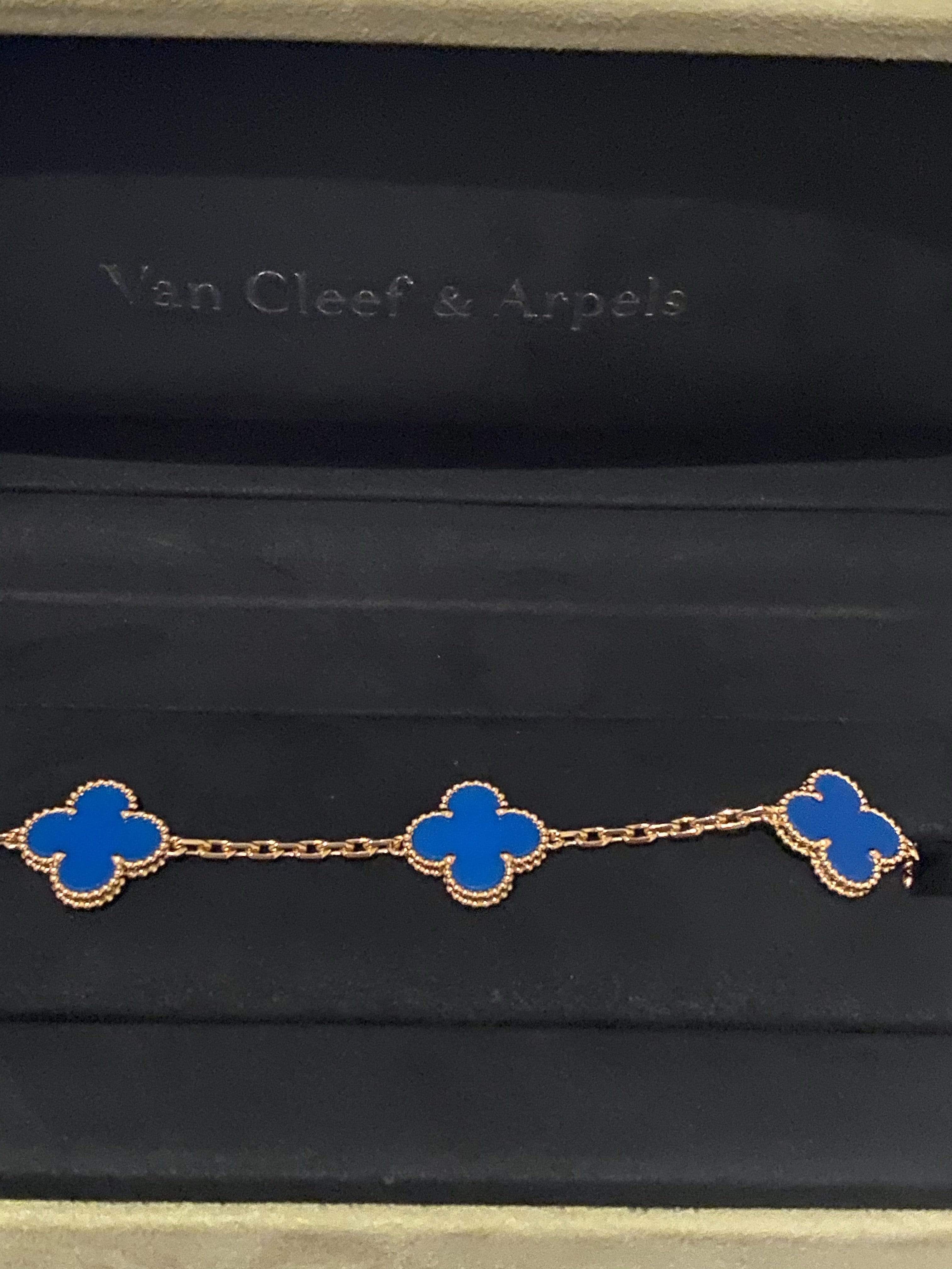 Van Cleef Van Cleef Alhambra 5 motif agate