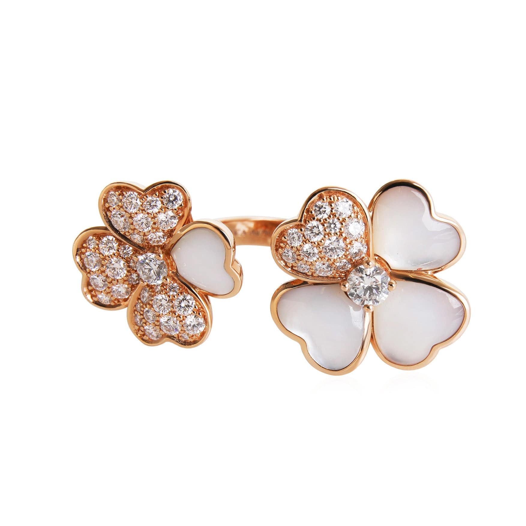 Van Cleef & Arpels Van Cleef & Arpels Cosmos Between the Finger Diamond Ring in 18k Rose Gold