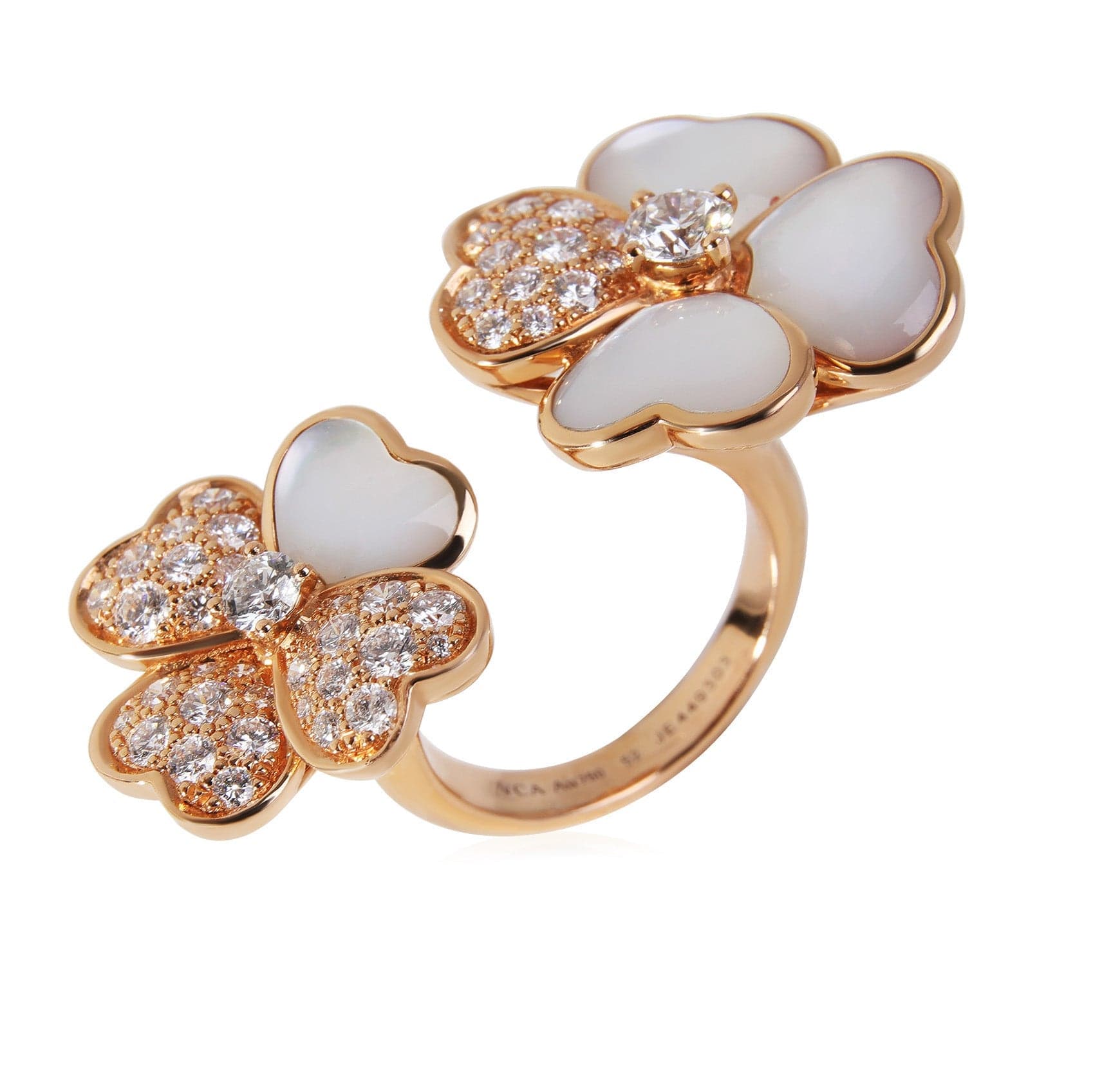 Van Cleef & Arpels Van Cleef & Arpels Cosmos Between the Finger Diamond Ring in 18k Rose Gold