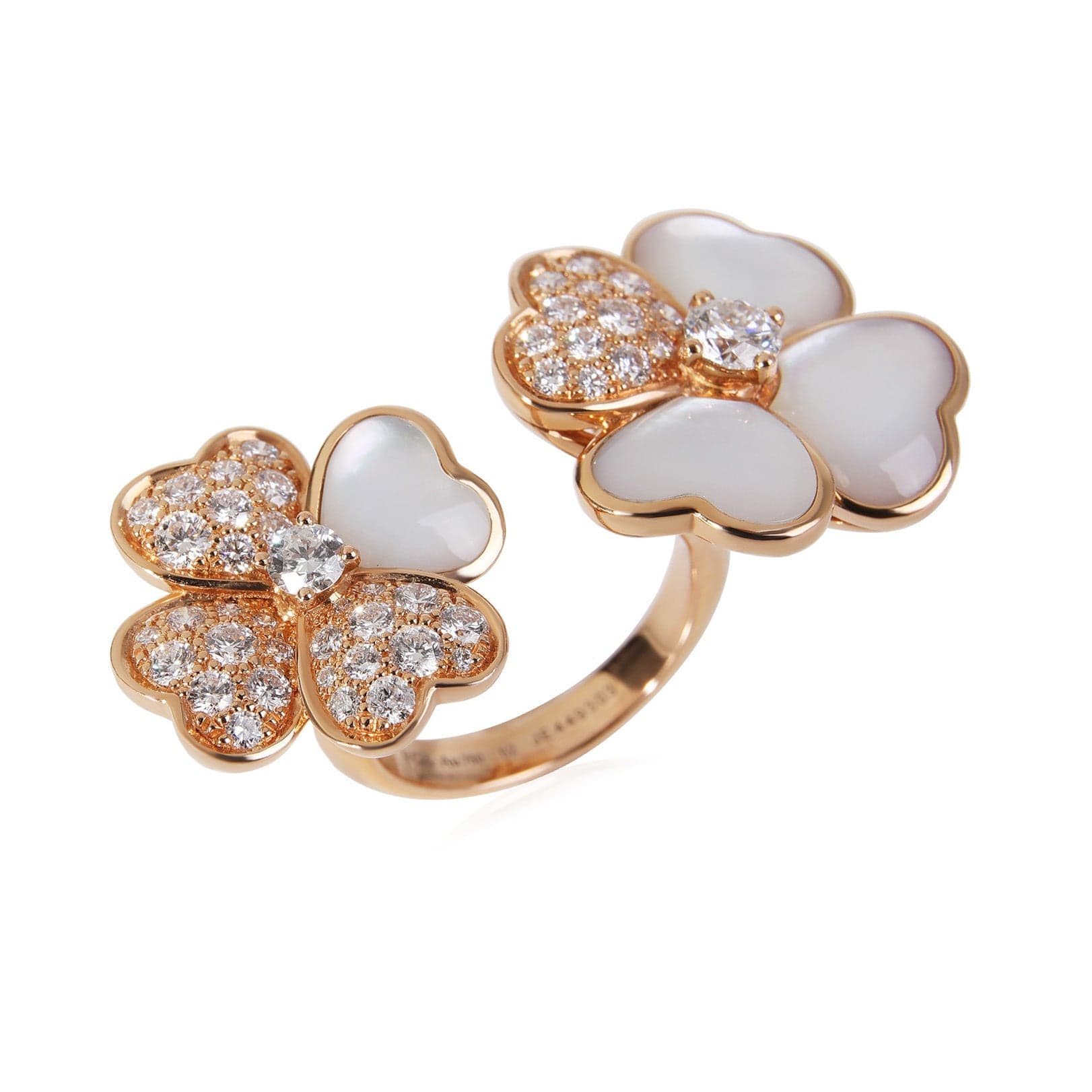 Van Cleef & Arpels Van Cleef & Arpels Cosmos Between the Finger Diamond Ring in 18k Rose Gold