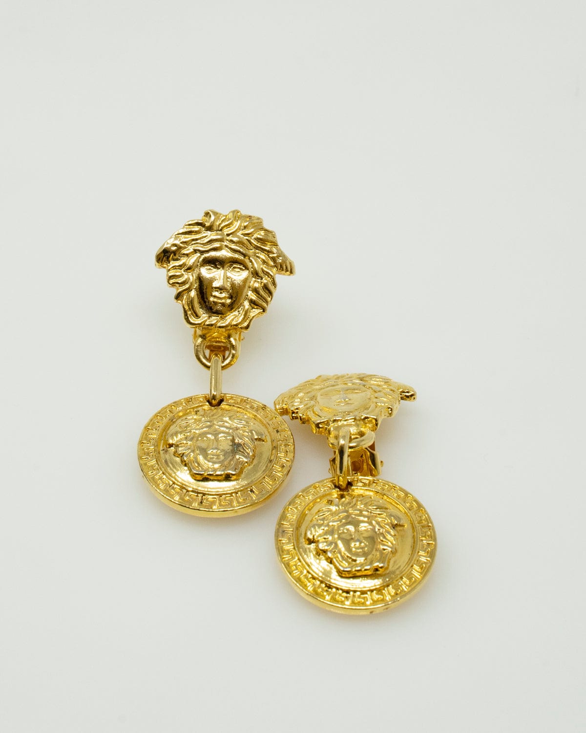 Versace Versace Medusa Drop Head Earrings - AWL2431