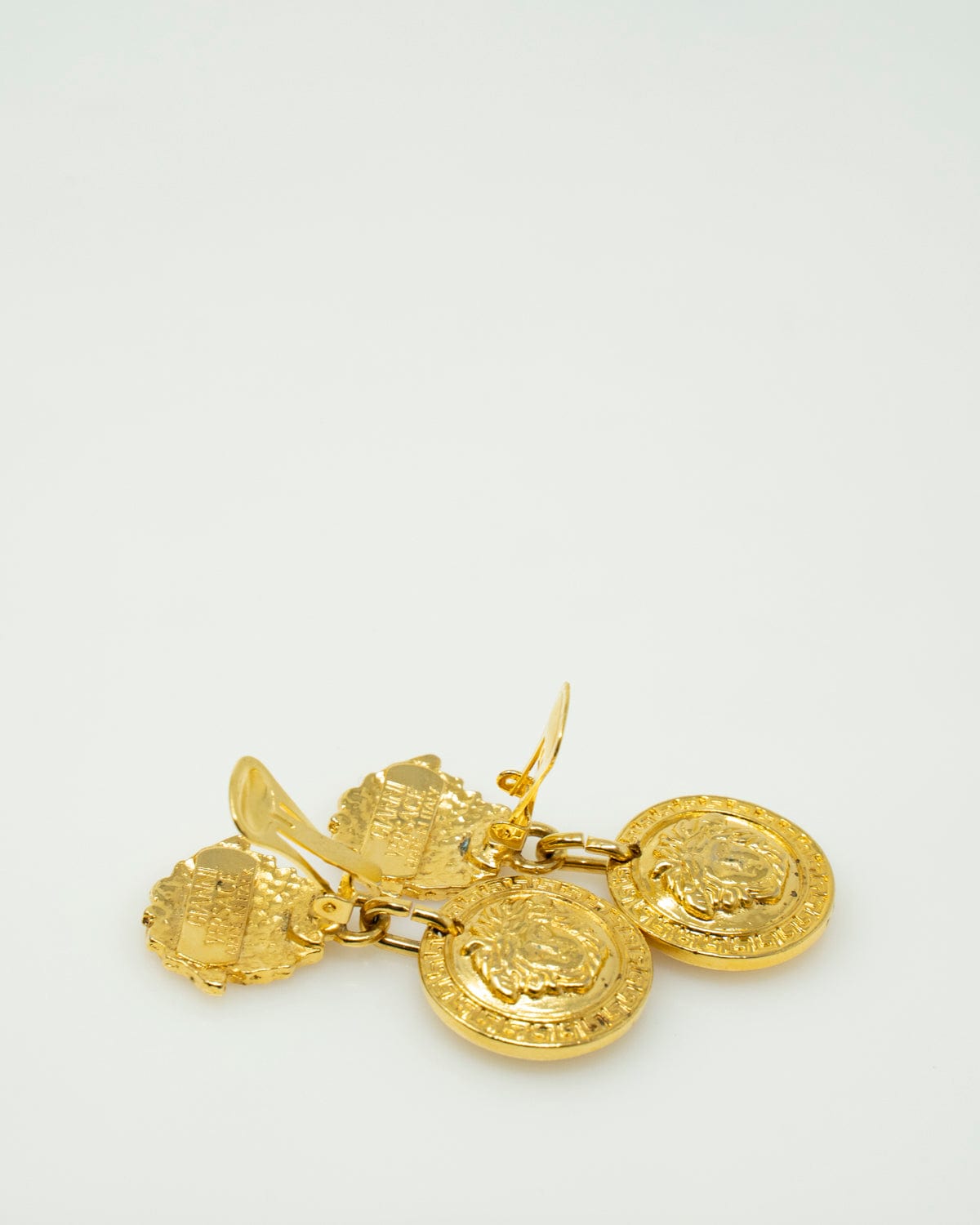 Versace Versace Medusa Drop Head Earrings - AWL2431