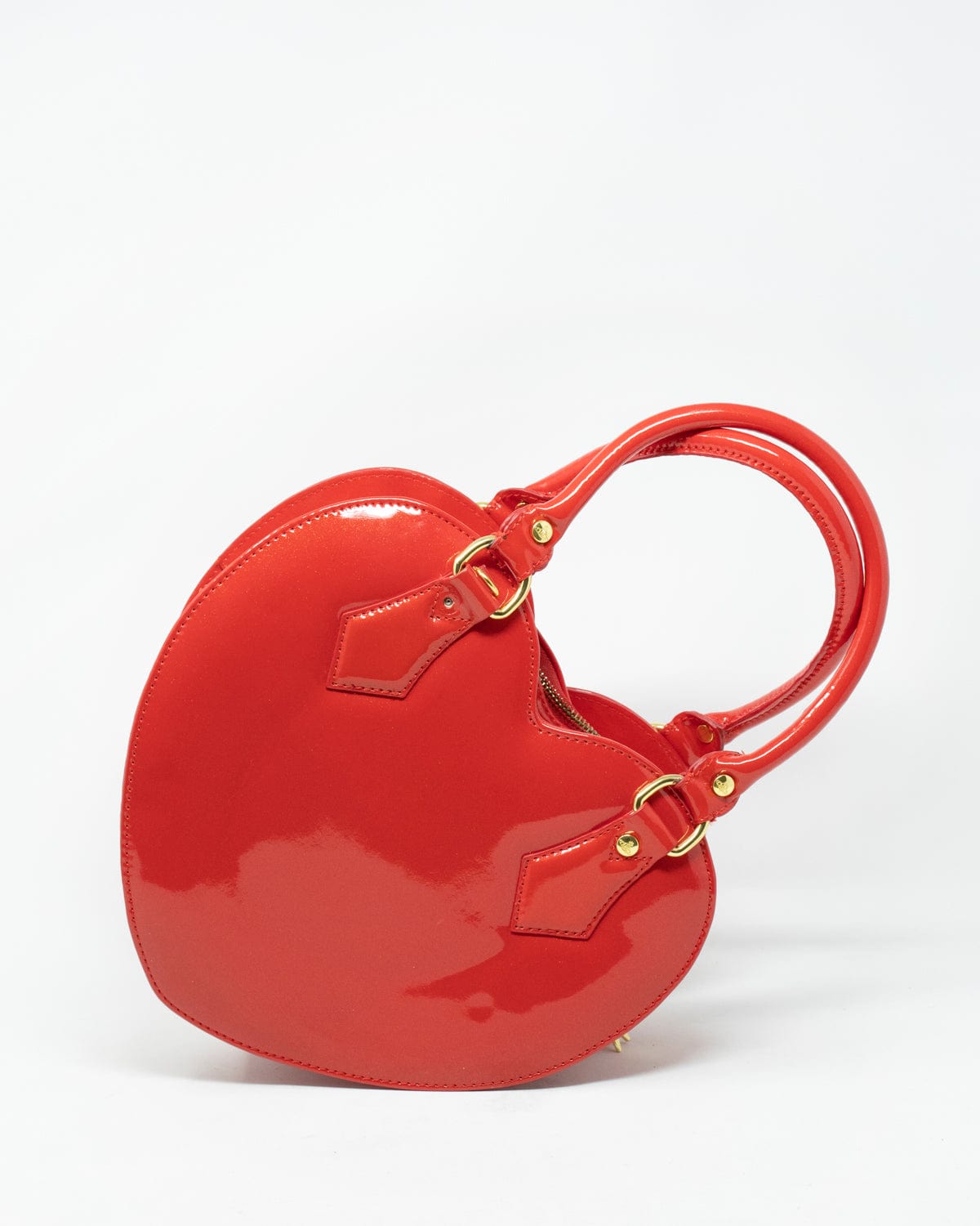 Vivienne Westwood Vivienne Westwood Red Patent Leather Loveheart Bag GHW - AGL1889