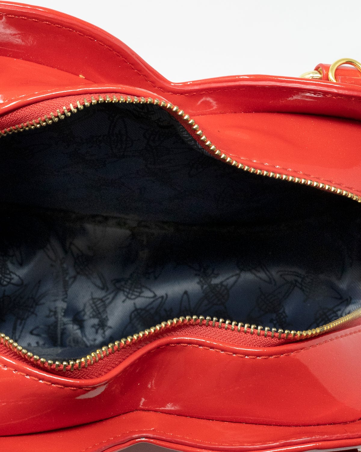 Vivienne Westwood Vivienne Westwood Red Patent Leather Loveheart Bag GHW - AGL1889