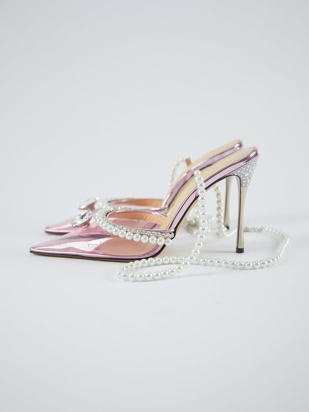 www.LuxuryVault.London MACH & MACH Diamond of Elizabeth Pumps - Size 38.5