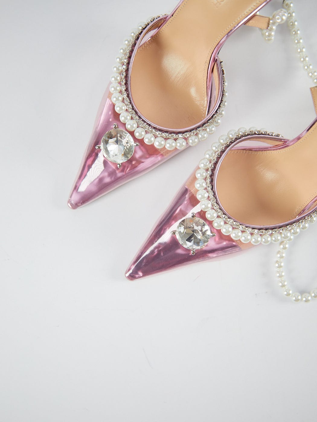 www.LuxuryVault.London MACH & MACH Diamond of Elizabeth Pumps - Size 38.5