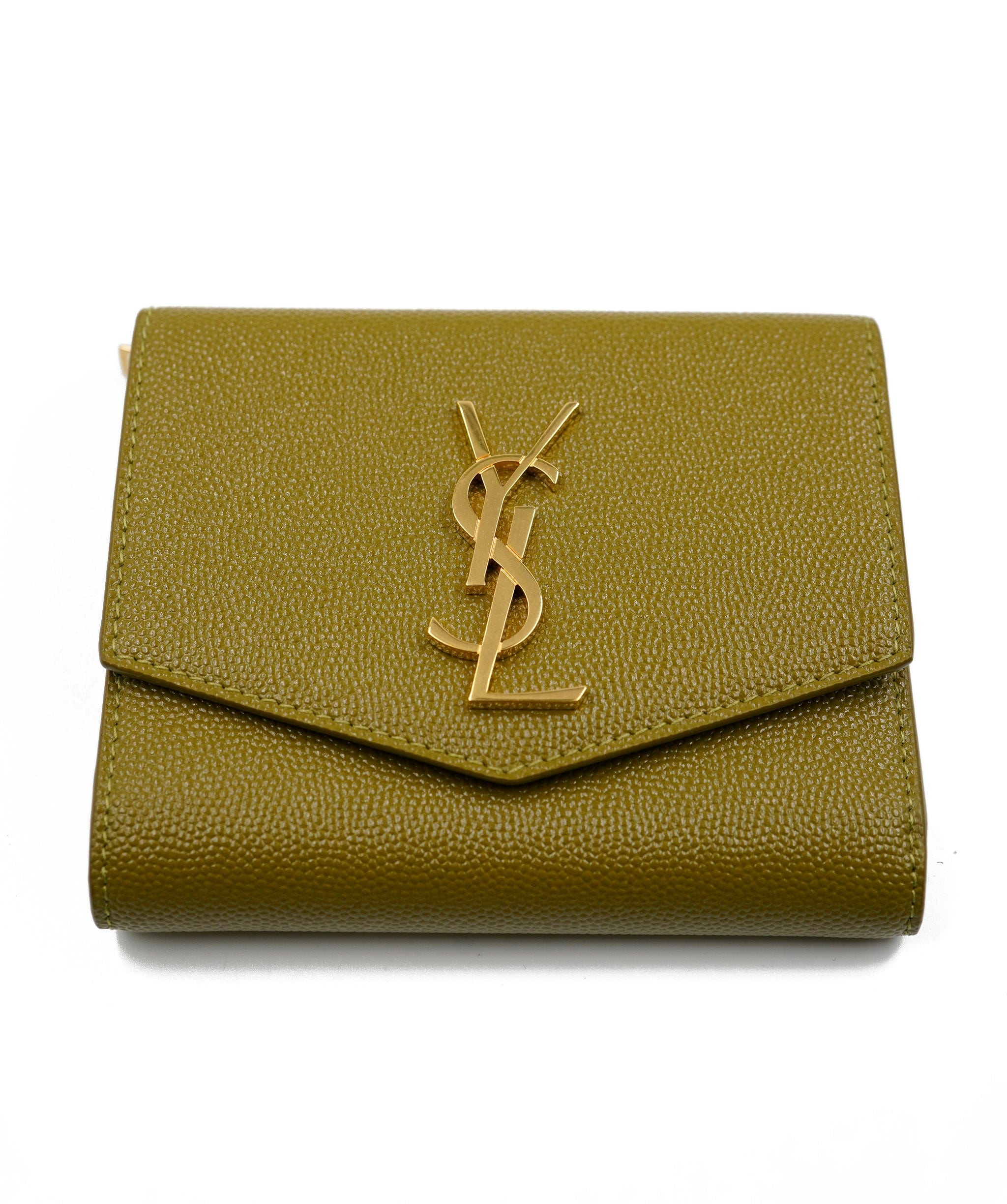 Yves Saint Laurent YSL compact wallet with GHW ASL5471