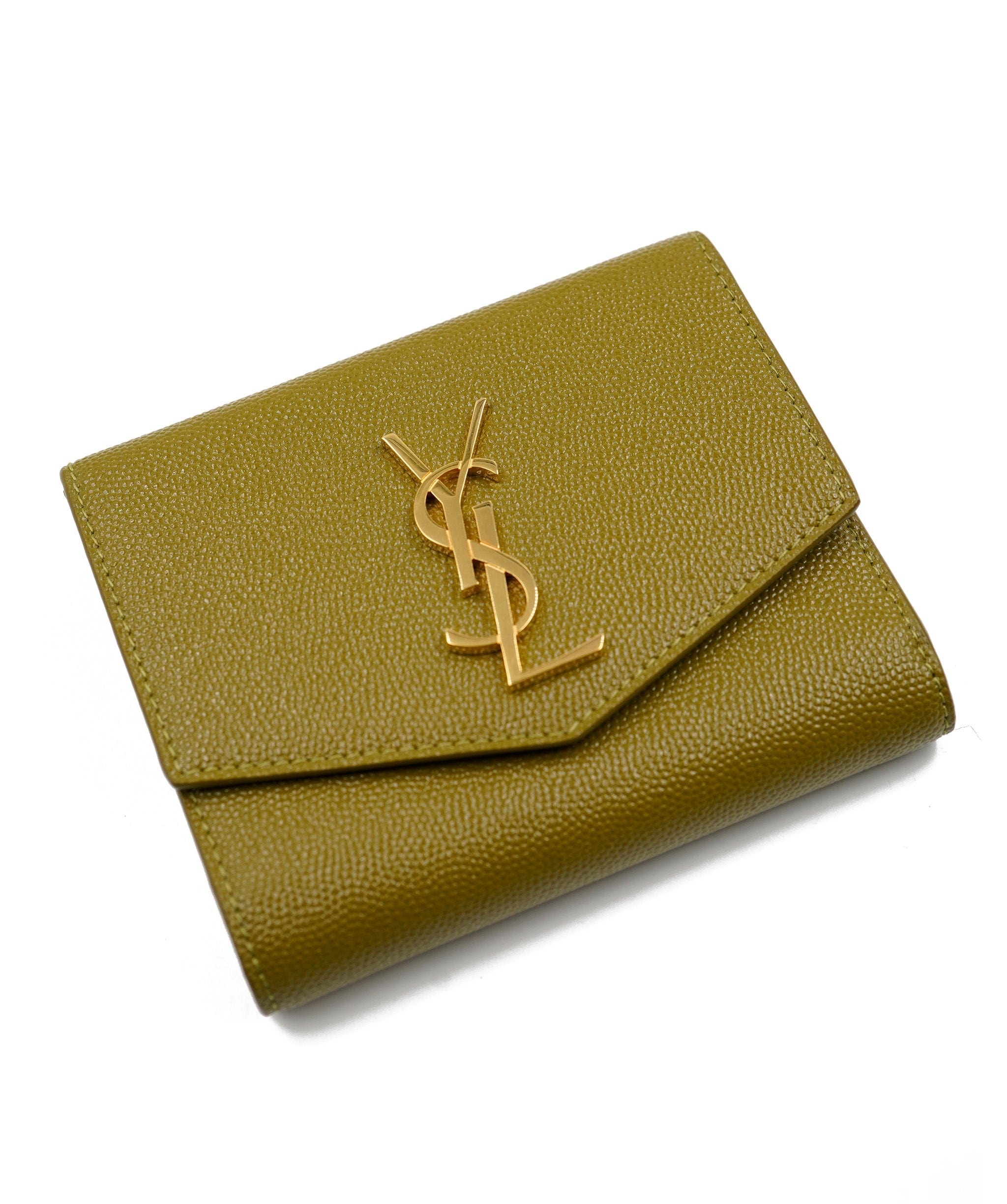 Yves Saint Laurent YSL compact wallet with GHW ASL5471