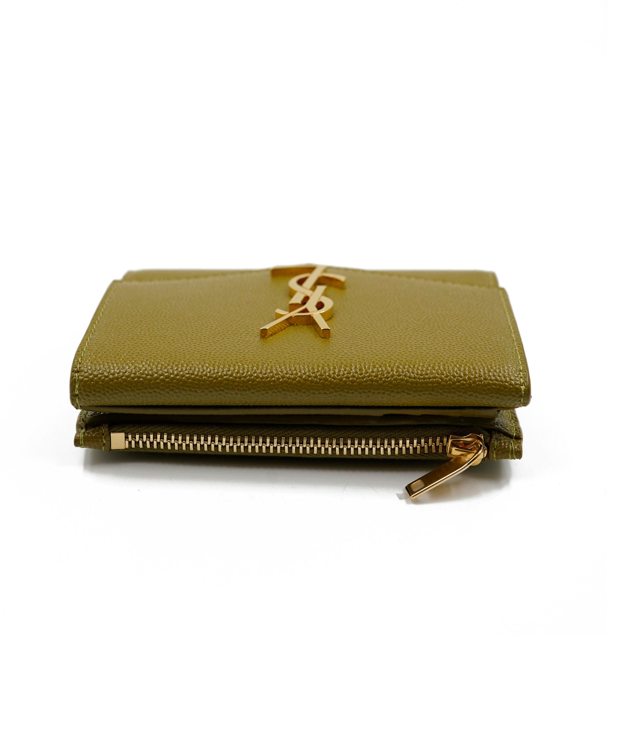 Yves Saint Laurent YSL compact wallet with GHW ASL5471