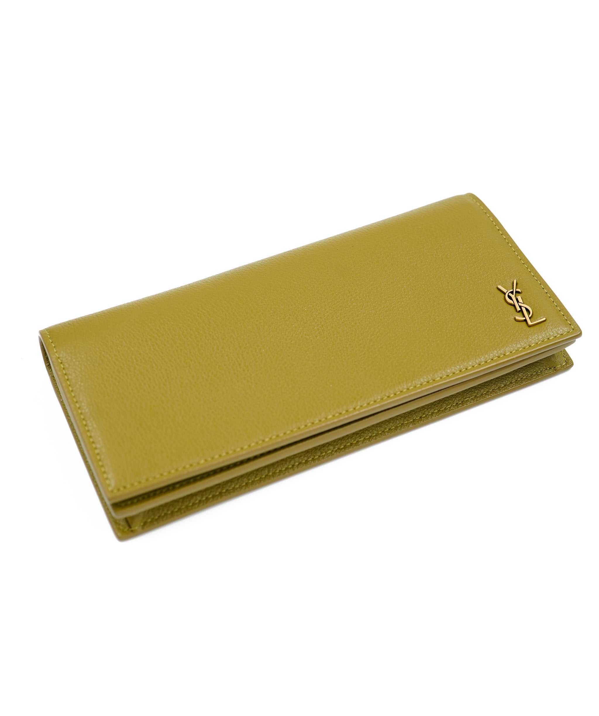 Yves Saint Laurent YSL long wallet with small logo GHW ASL5472