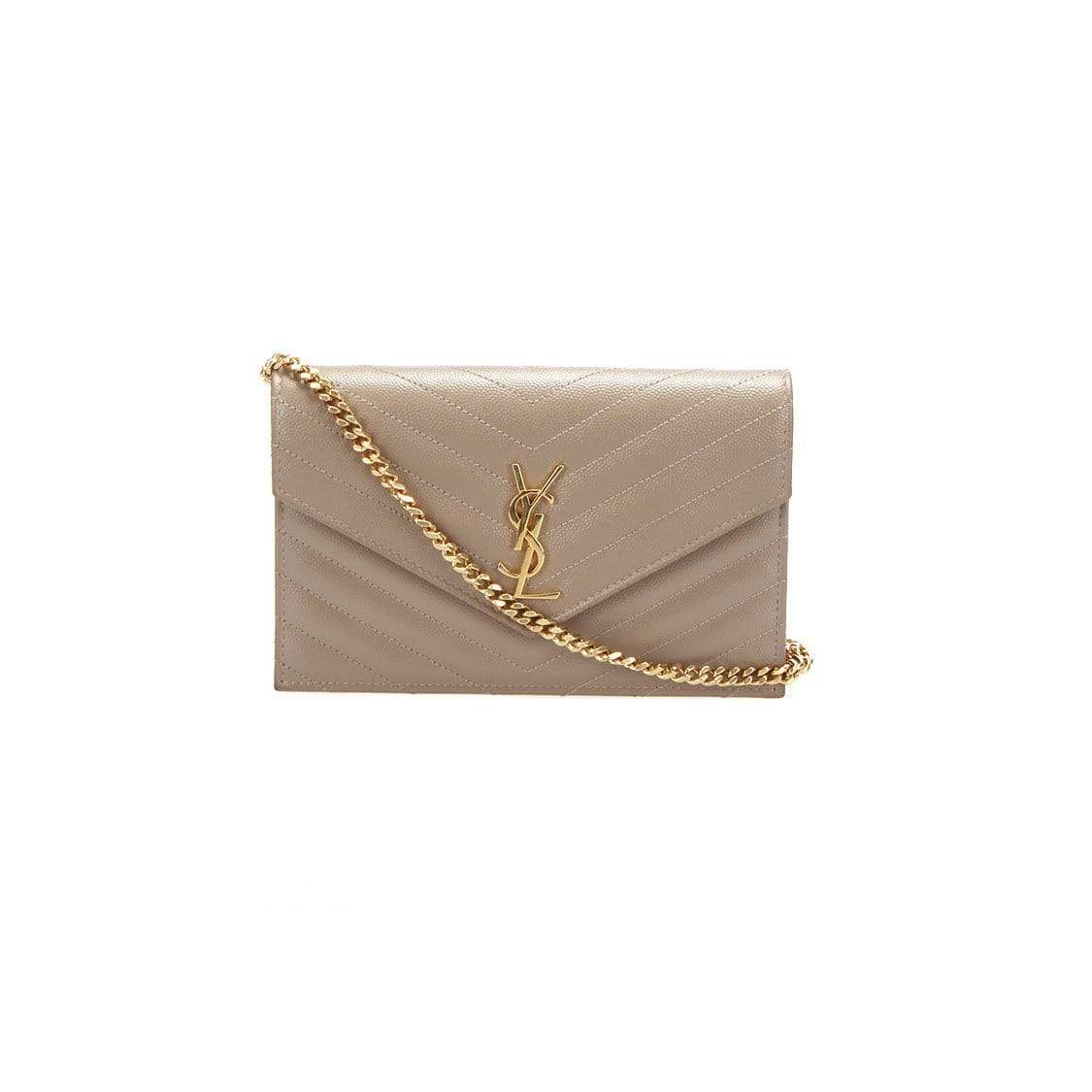 Yves Saint Laurent YSL Monogram Wallet On Chain