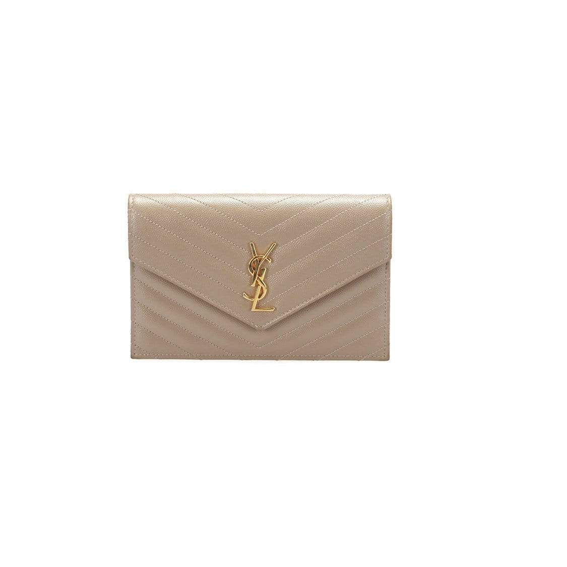 Yves Saint Laurent YSL Monogram Wallet On Chain