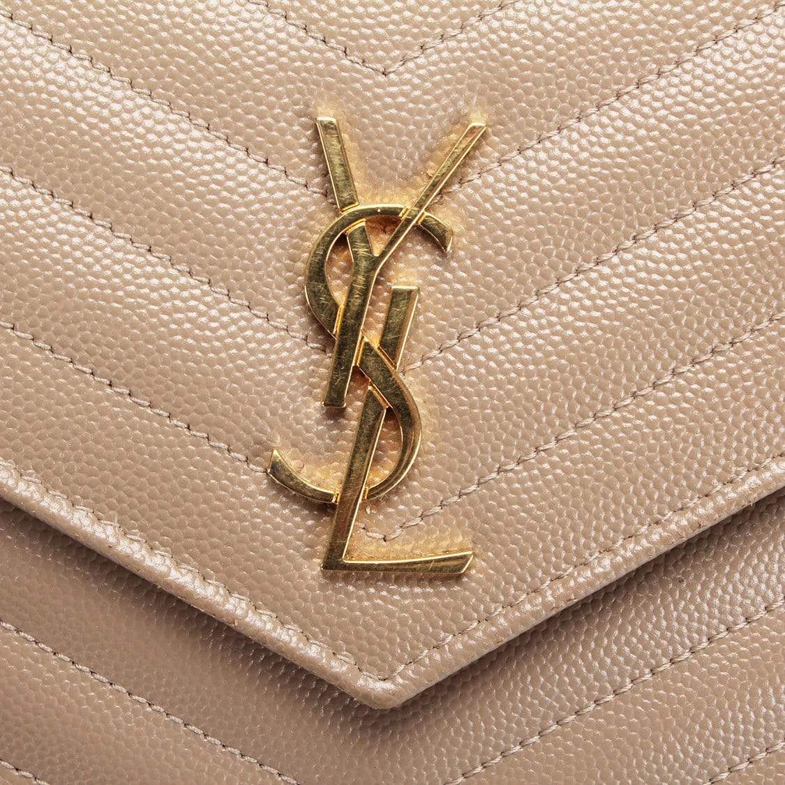 Yves Saint Laurent YSL Monogram Wallet On Chain