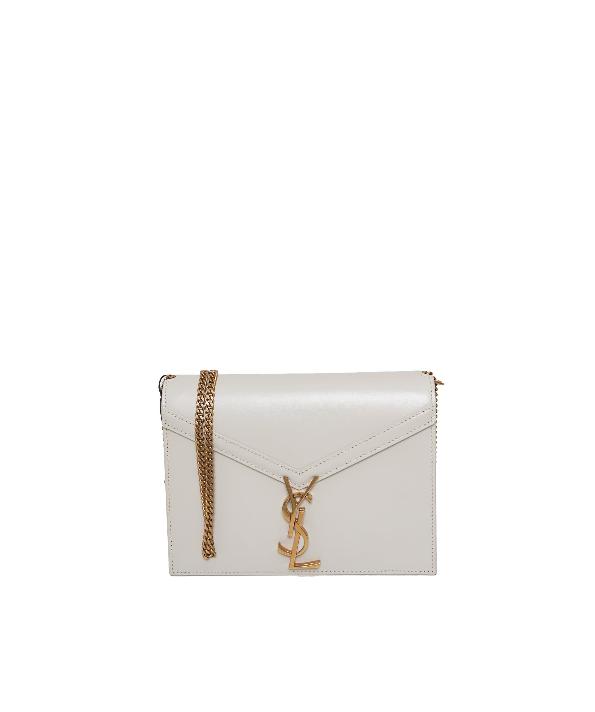 Yves Saint Laurent Saint Laurent Beige Cassandra Bag ASL1028