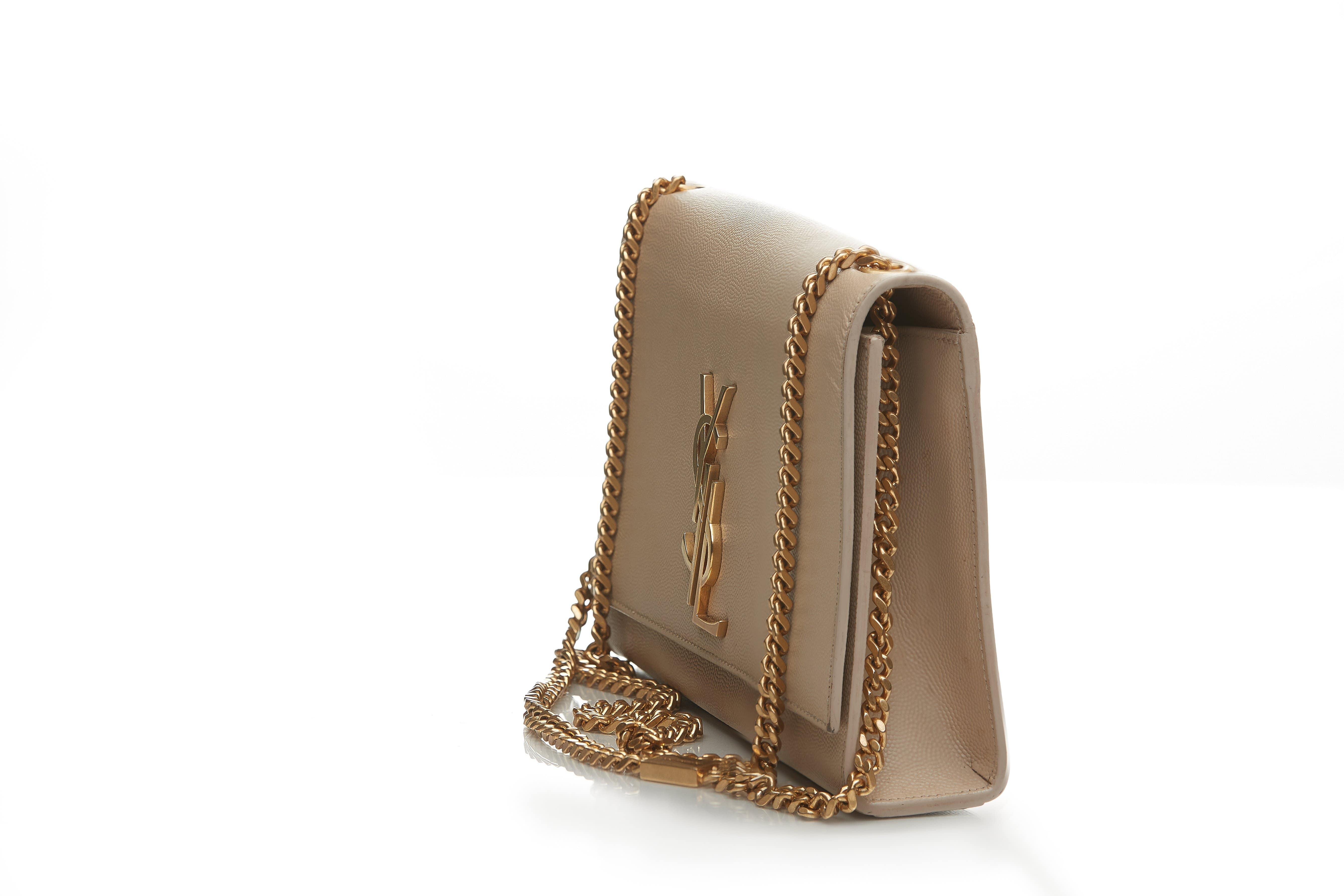 Yves Saint Laurent Saint Laurent Beige Medium Kate Shoulder bag