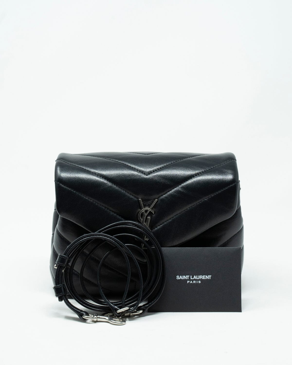 Yves Saint Laurent Saint Laurent Black Toy Lou Lou Crossbody Bag - AWL2511