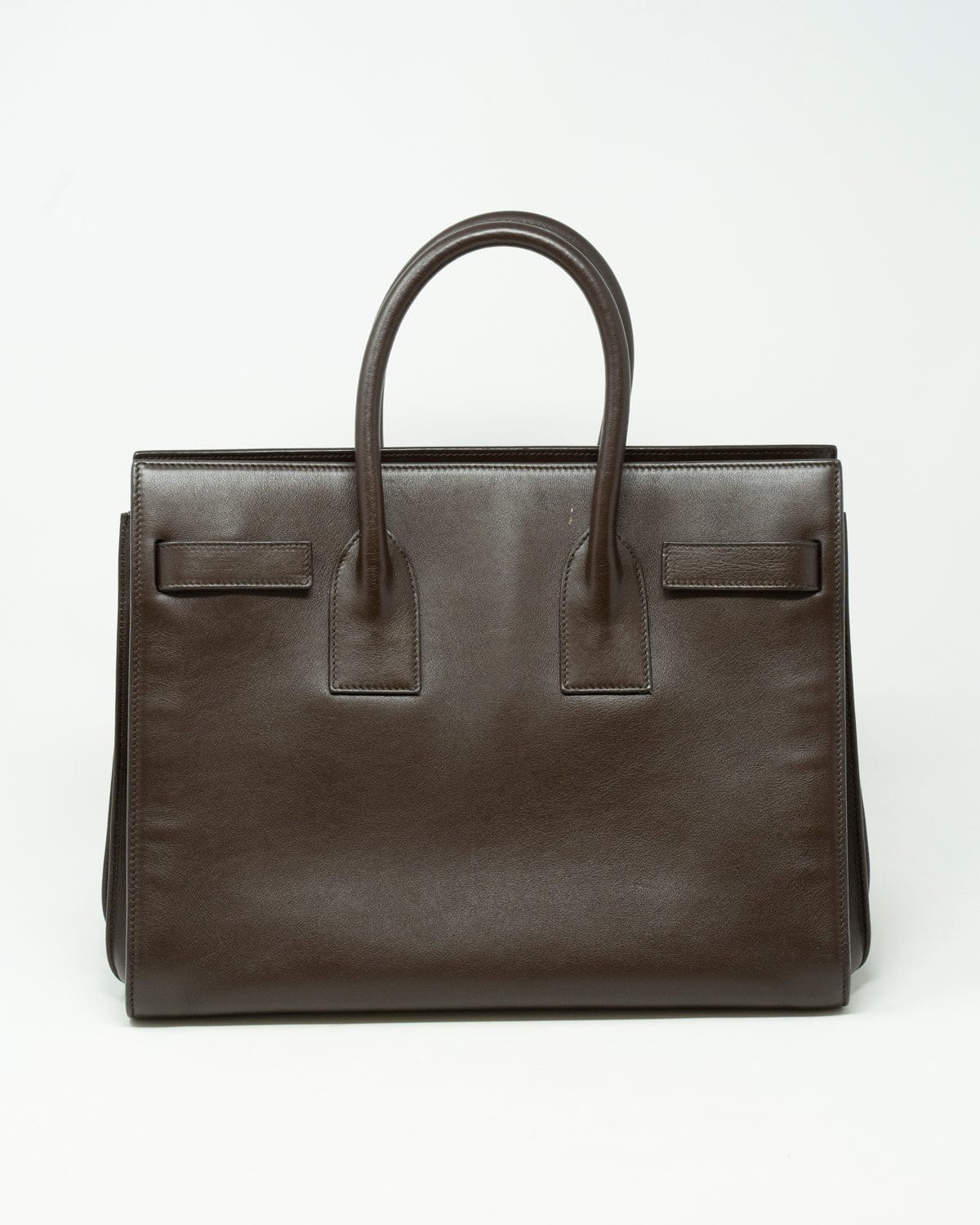 Yves Saint Laurent Saint Laurent Brown Leather Sac De Jour Bag - AGL1764