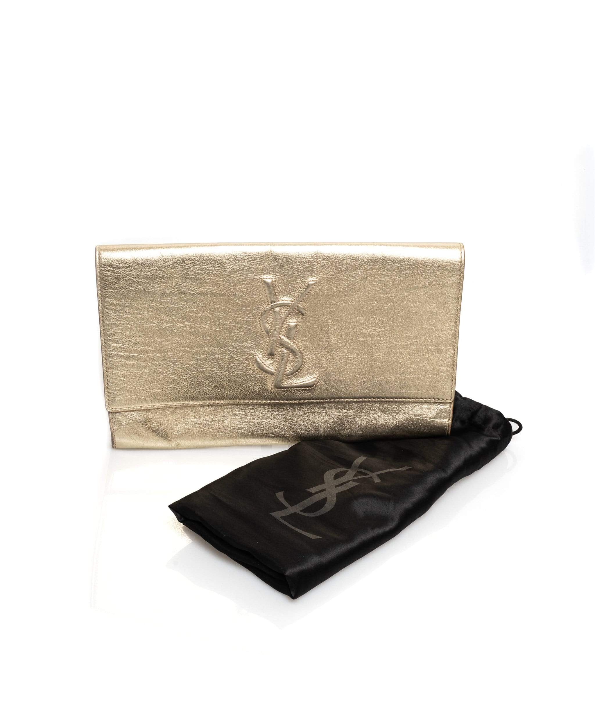 Yves Saint Laurent Saint Laurent Gold Belle du Jour Clutch Bag  - AGL1329