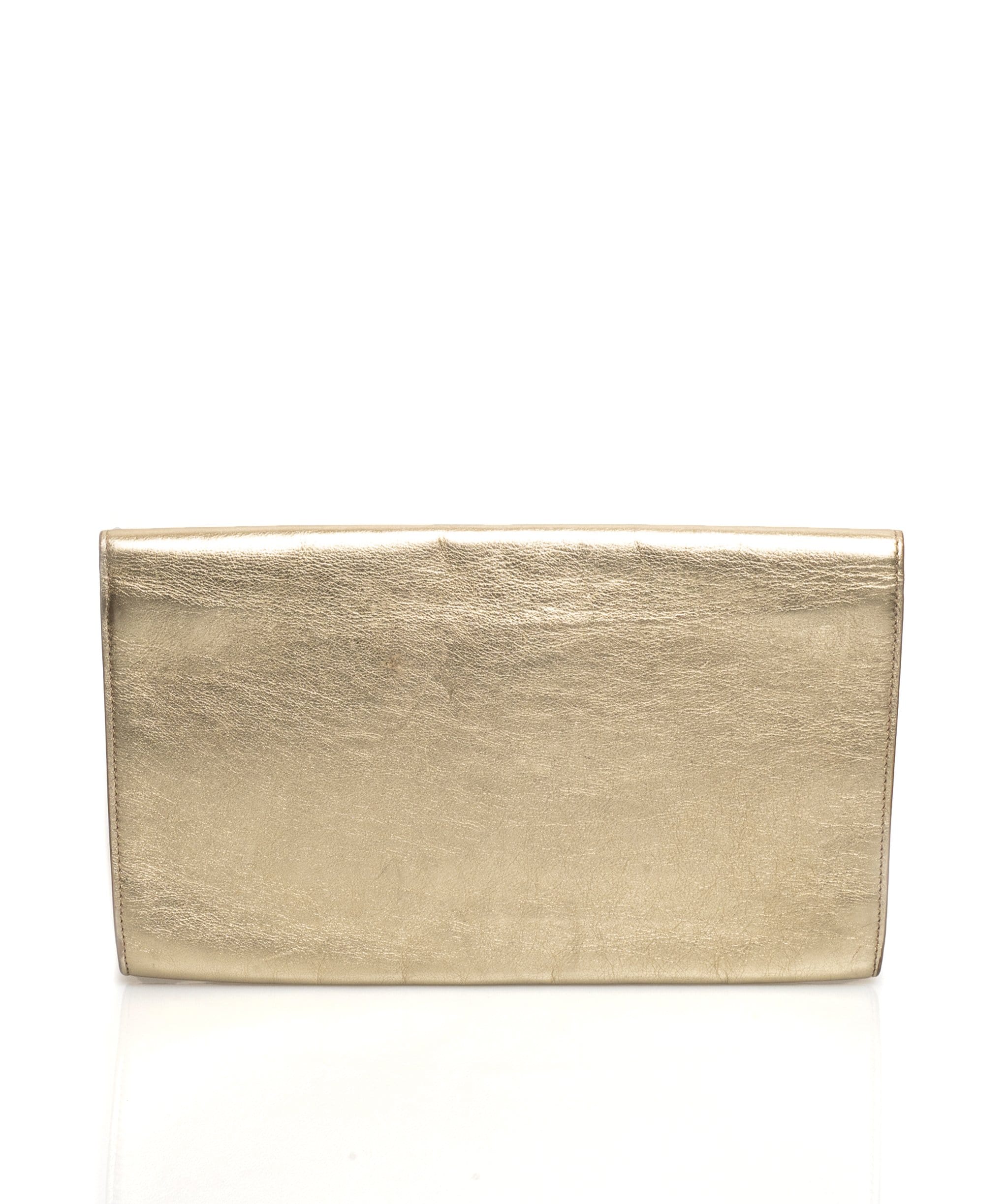 Yves Saint Laurent Saint Laurent Gold Belle du Jour Clutch Bag  - AGL1329