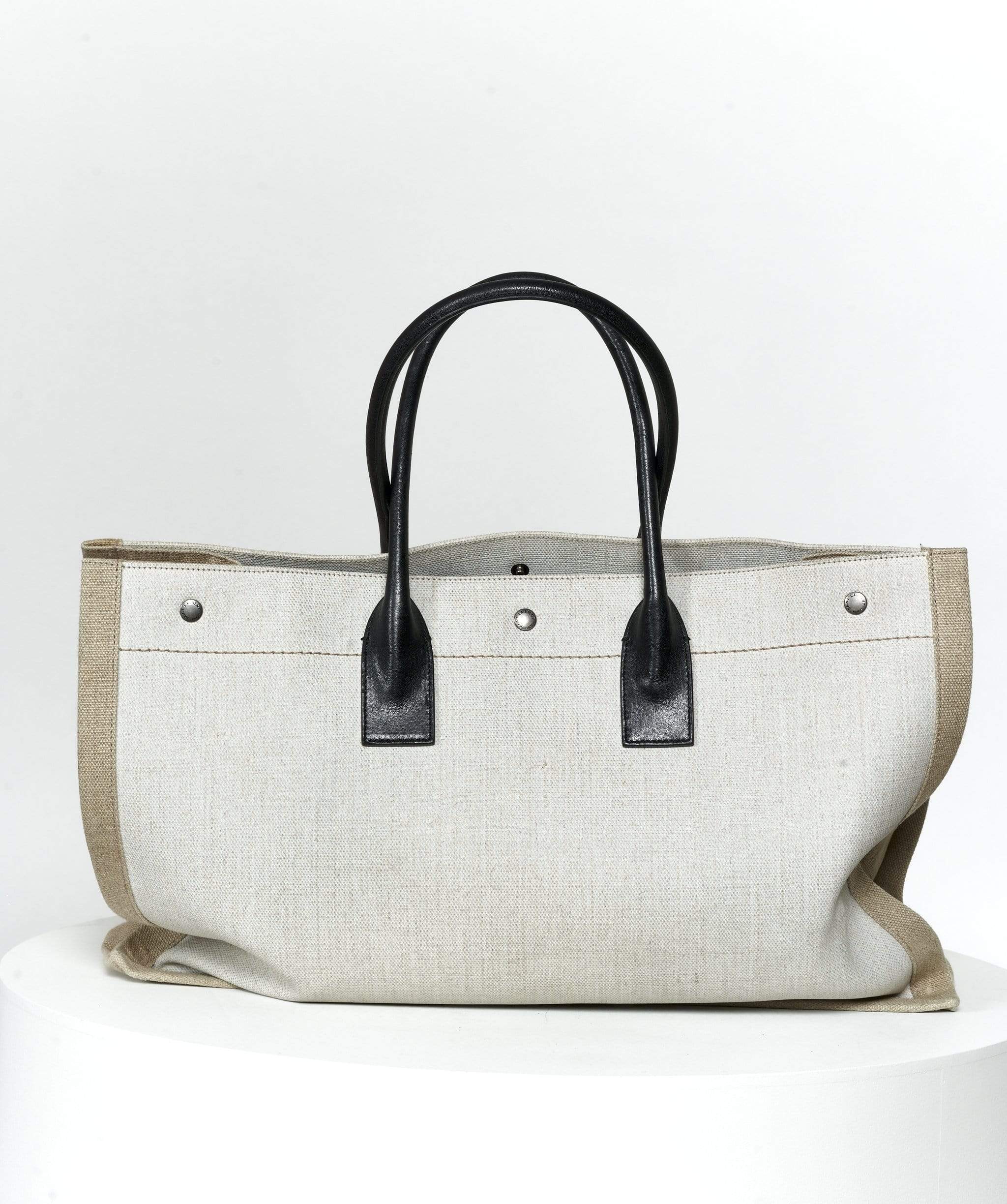 Yves Saint Laurent Saint Laurent Rive Gauche Beige tote bag