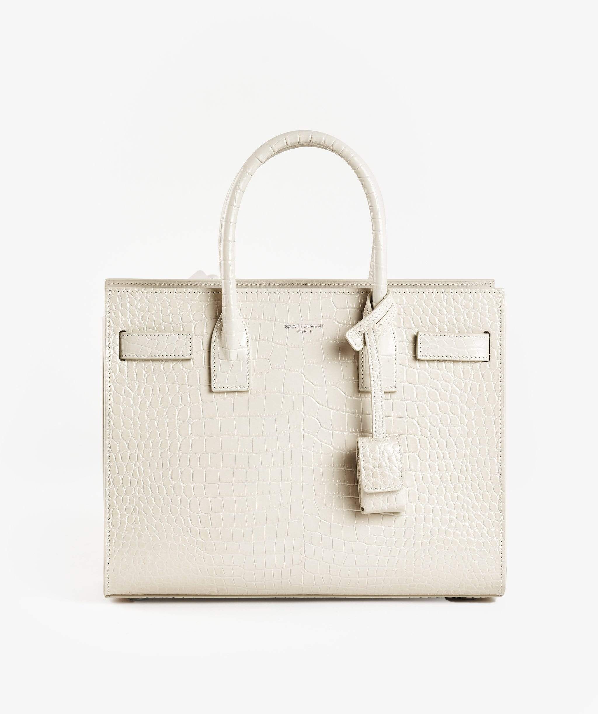 Yves Saint Laurent Saint Laurent Sac De Jour Creme croc