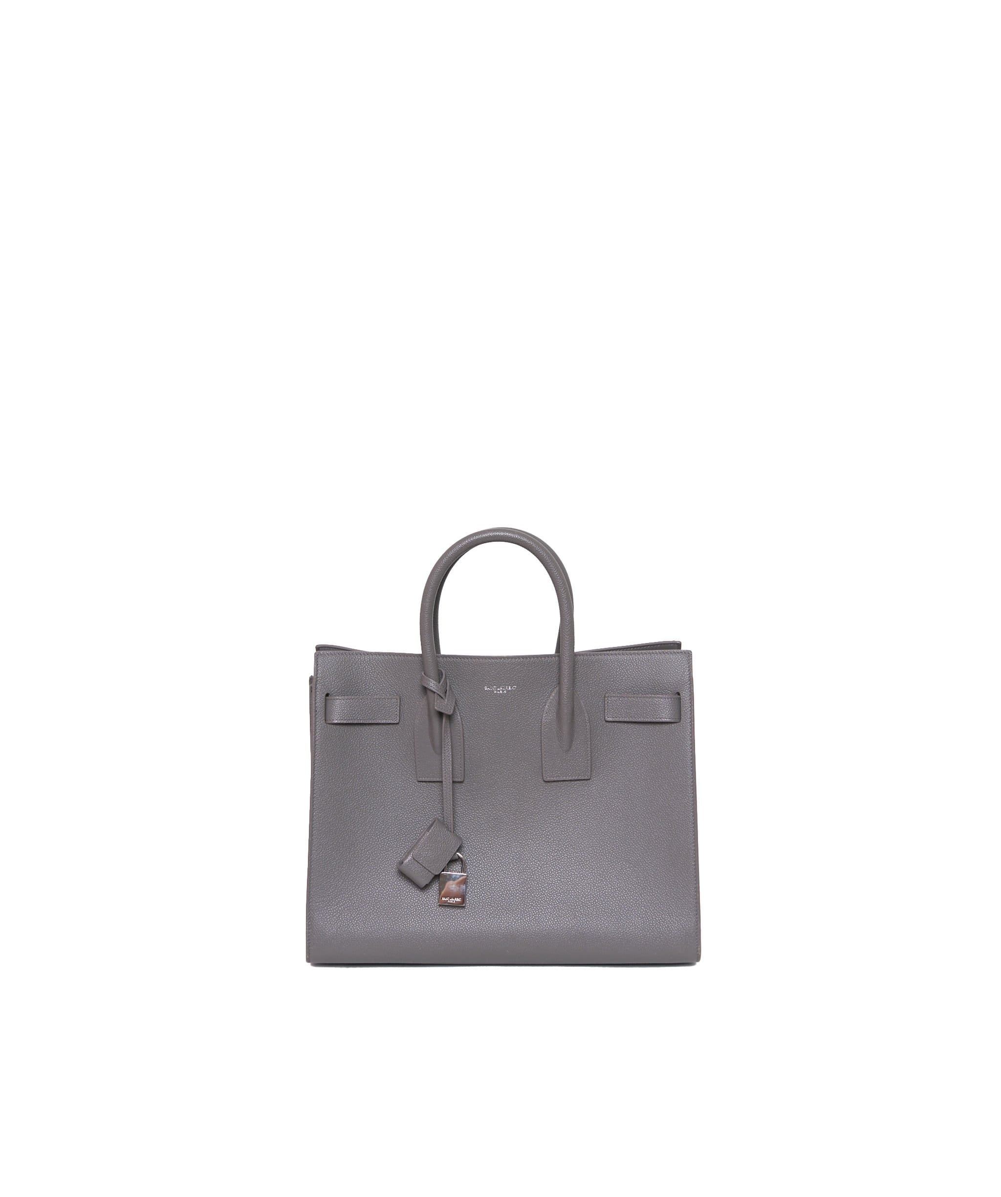 Yves Saint Laurent Saint Laurent Sac de jour Grey Leather Bag   - ADL1224