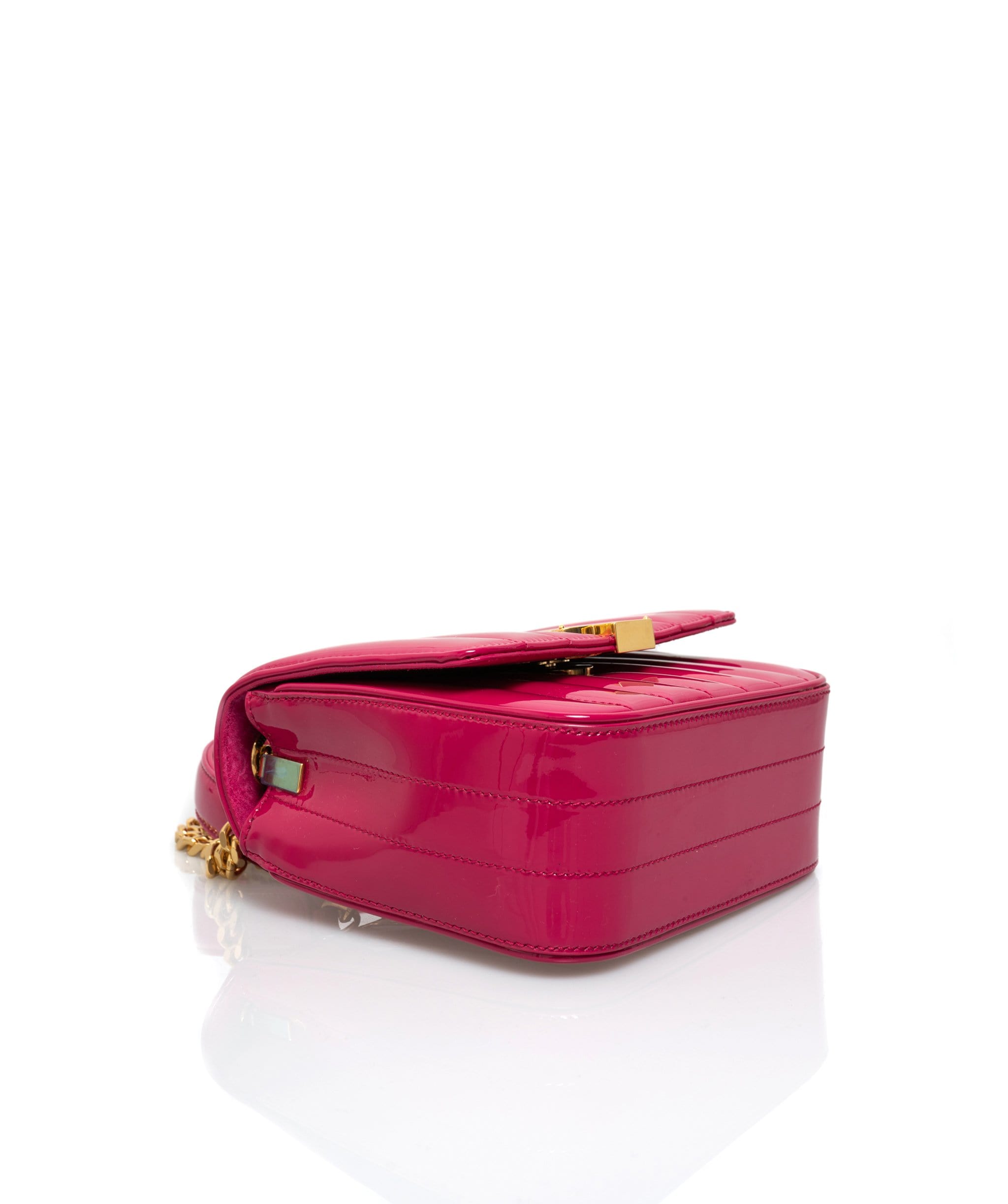 Yves Saint Laurent Saint Laurent Vicky Pink Patent bag - ADL1345