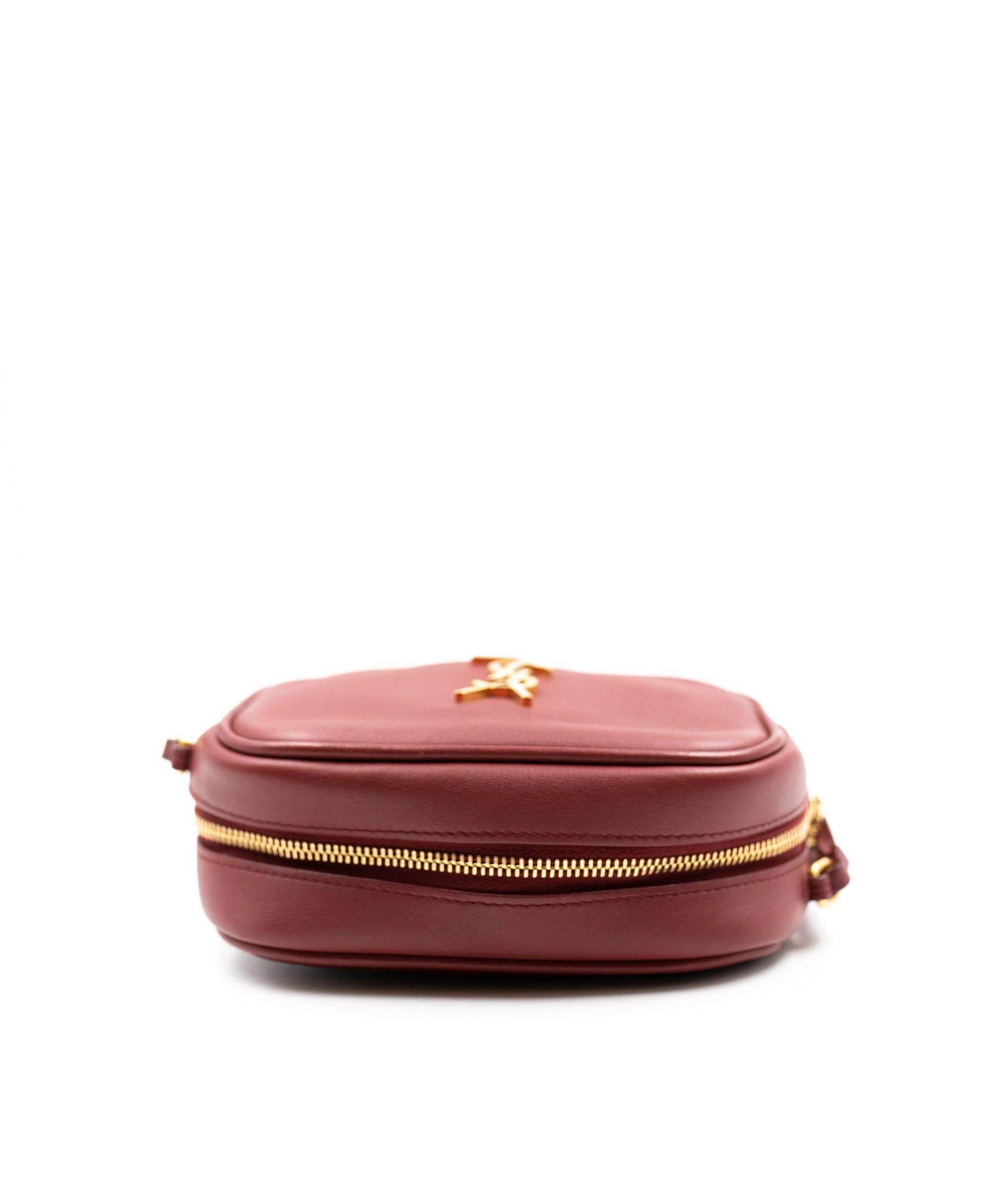 Yves Saint Laurent YSL Burgundy Camera Bag Mini - AWC1370