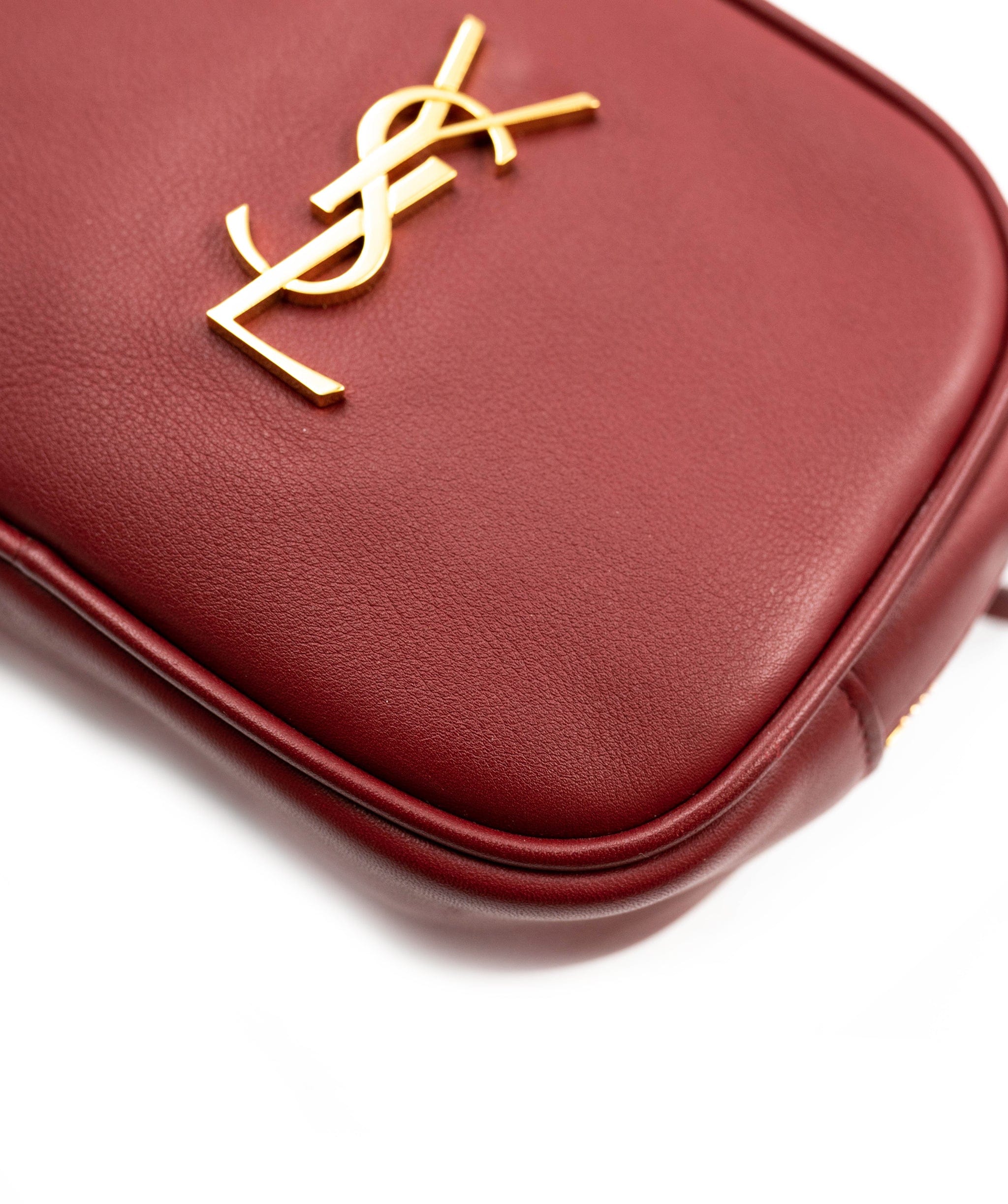 Yves Saint Laurent YSL Burgundy Camera Bag Mini - AWC1370