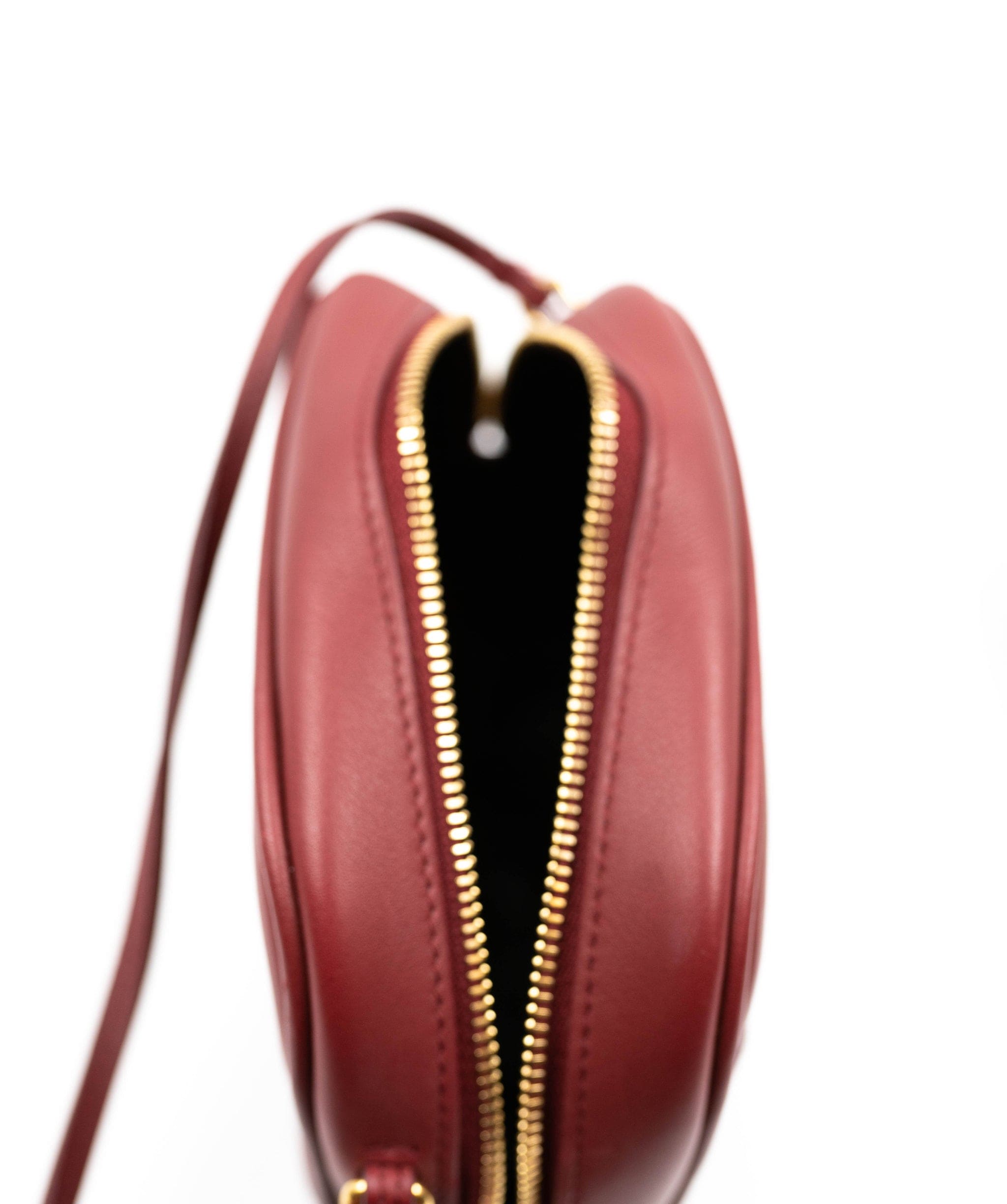 Yves Saint Laurent YSL Burgundy Camera Bag Mini - AWC1370