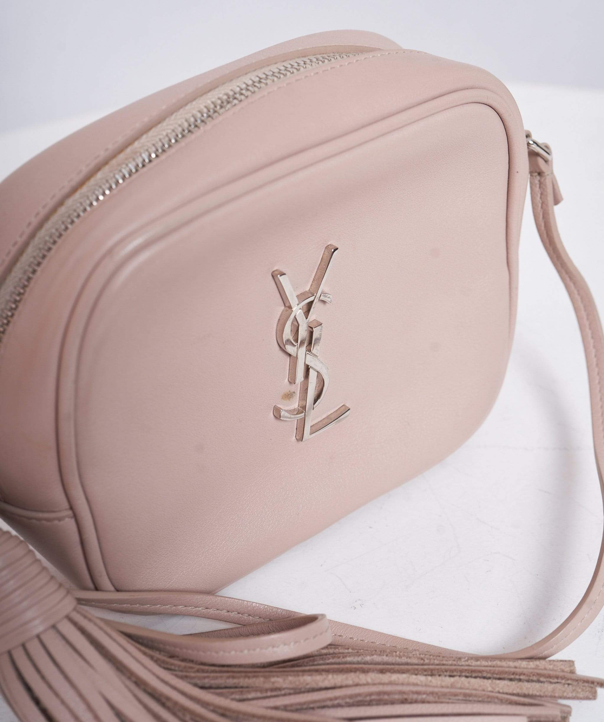 Yves Saint Laurent YSL Camera Cream Leather Bag - ADL1219