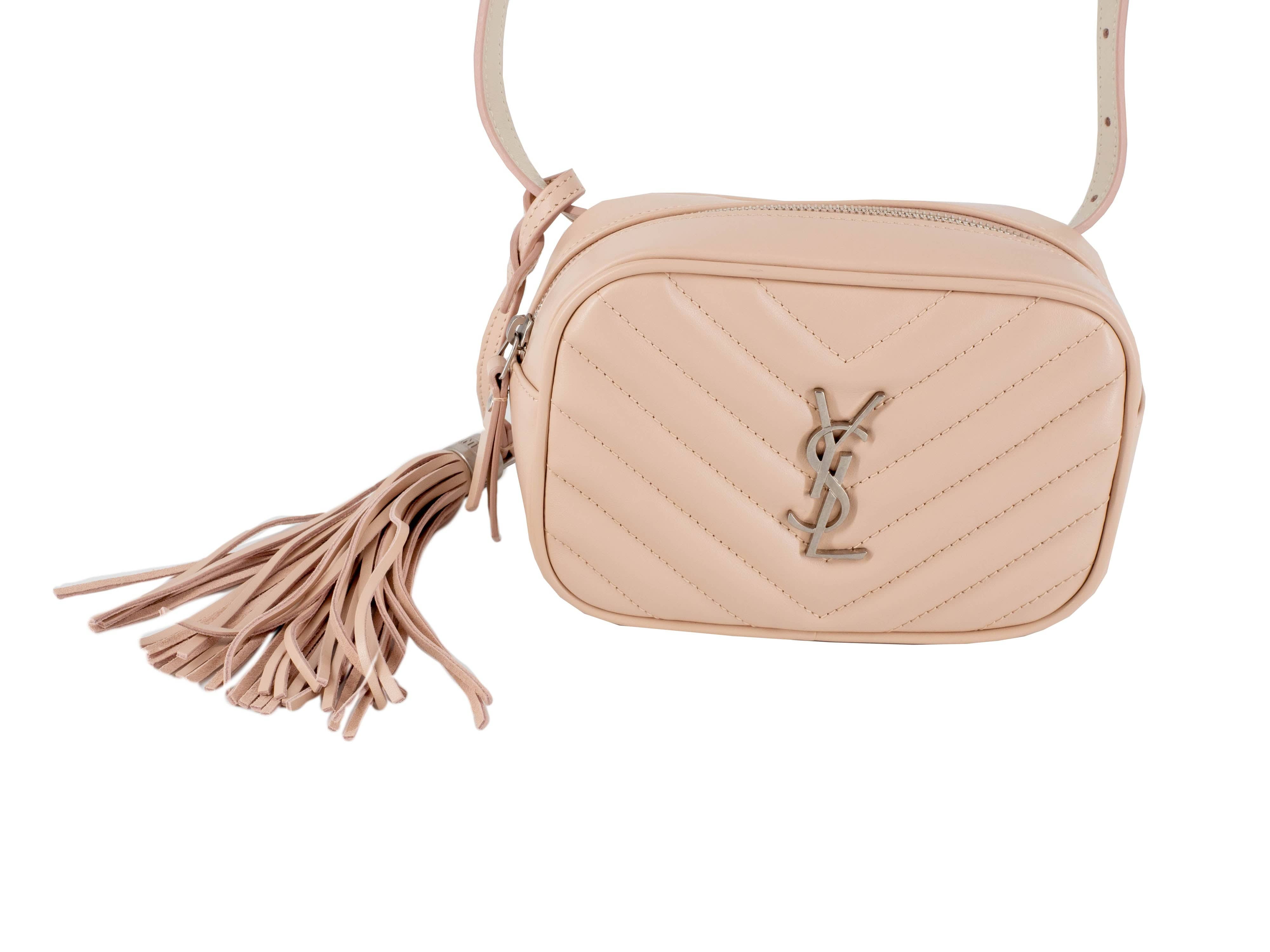 Yves Saint Laurent YSL Chevron Lou Camera Bag RJC1190