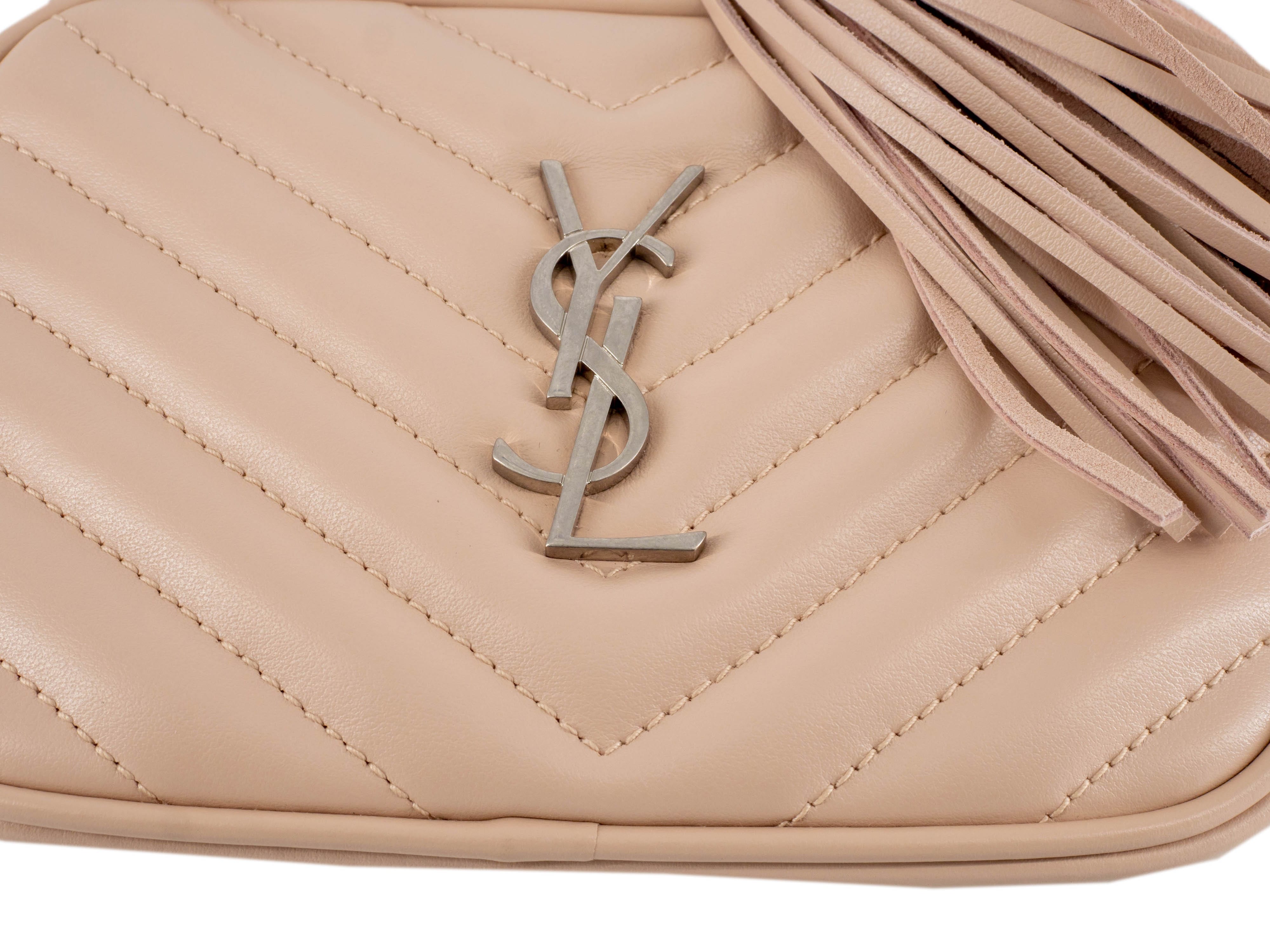 Yves Saint Laurent YSL Chevron Lou Camera Bag RJC1190