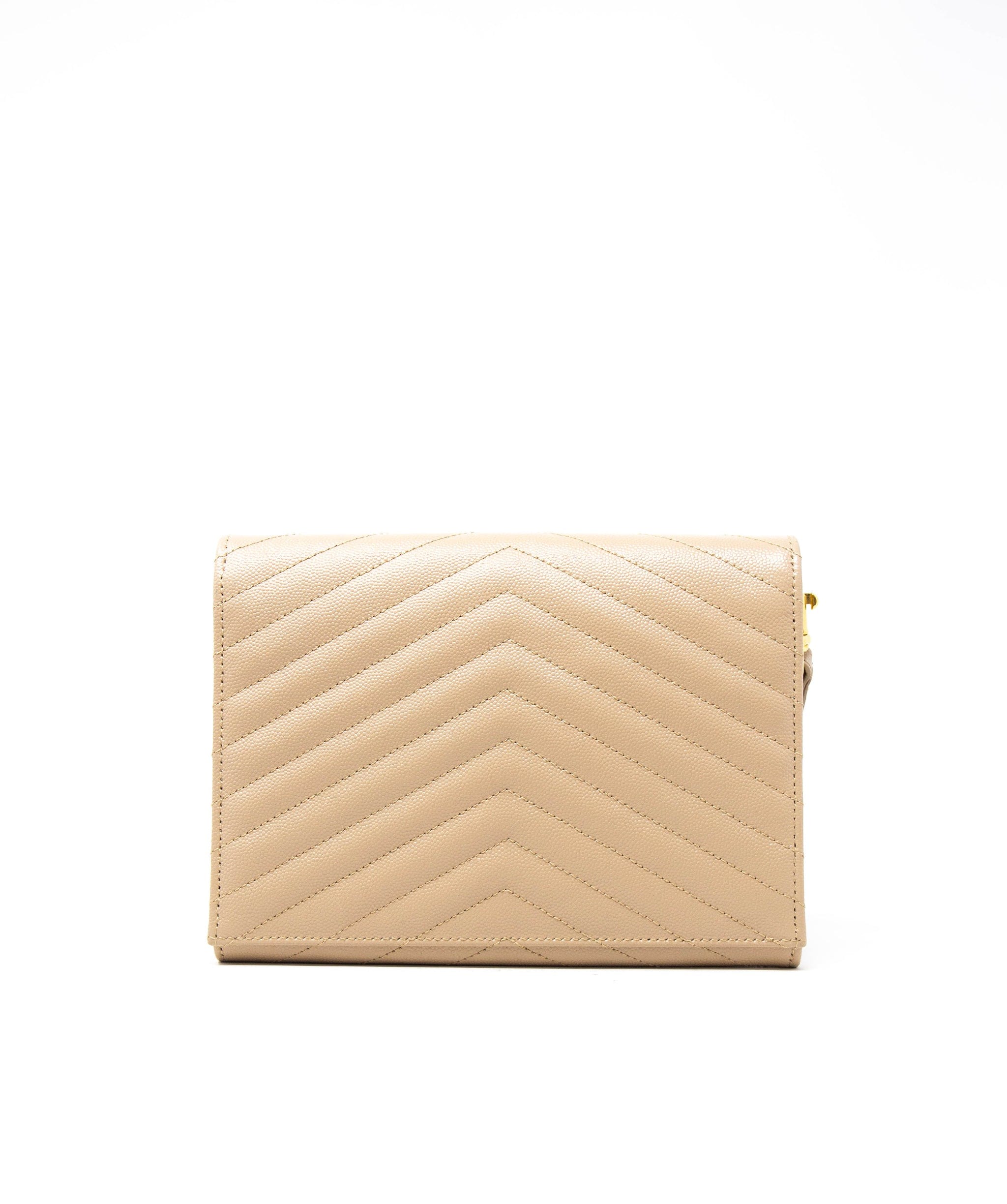 Yves Saint Laurent YSL envelope chevron clutch - AGL2236