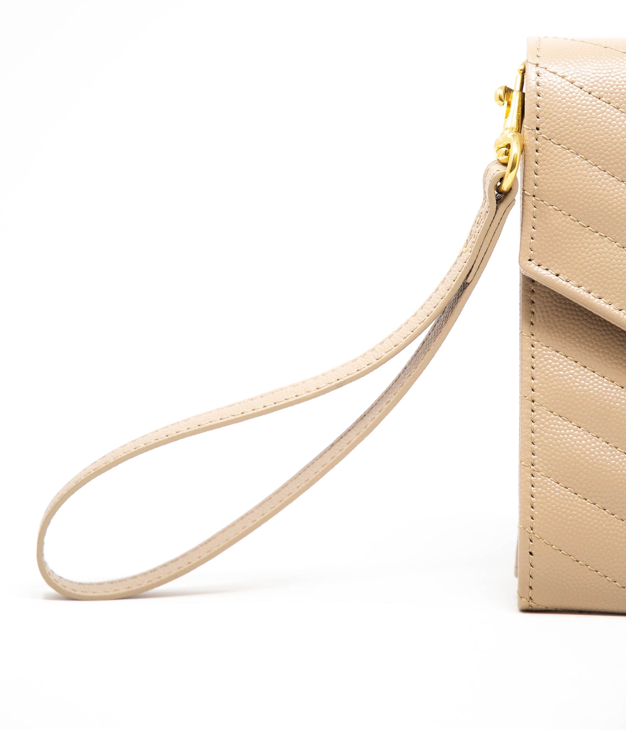 Yves Saint Laurent YSL envelope chevron clutch - AGL2236