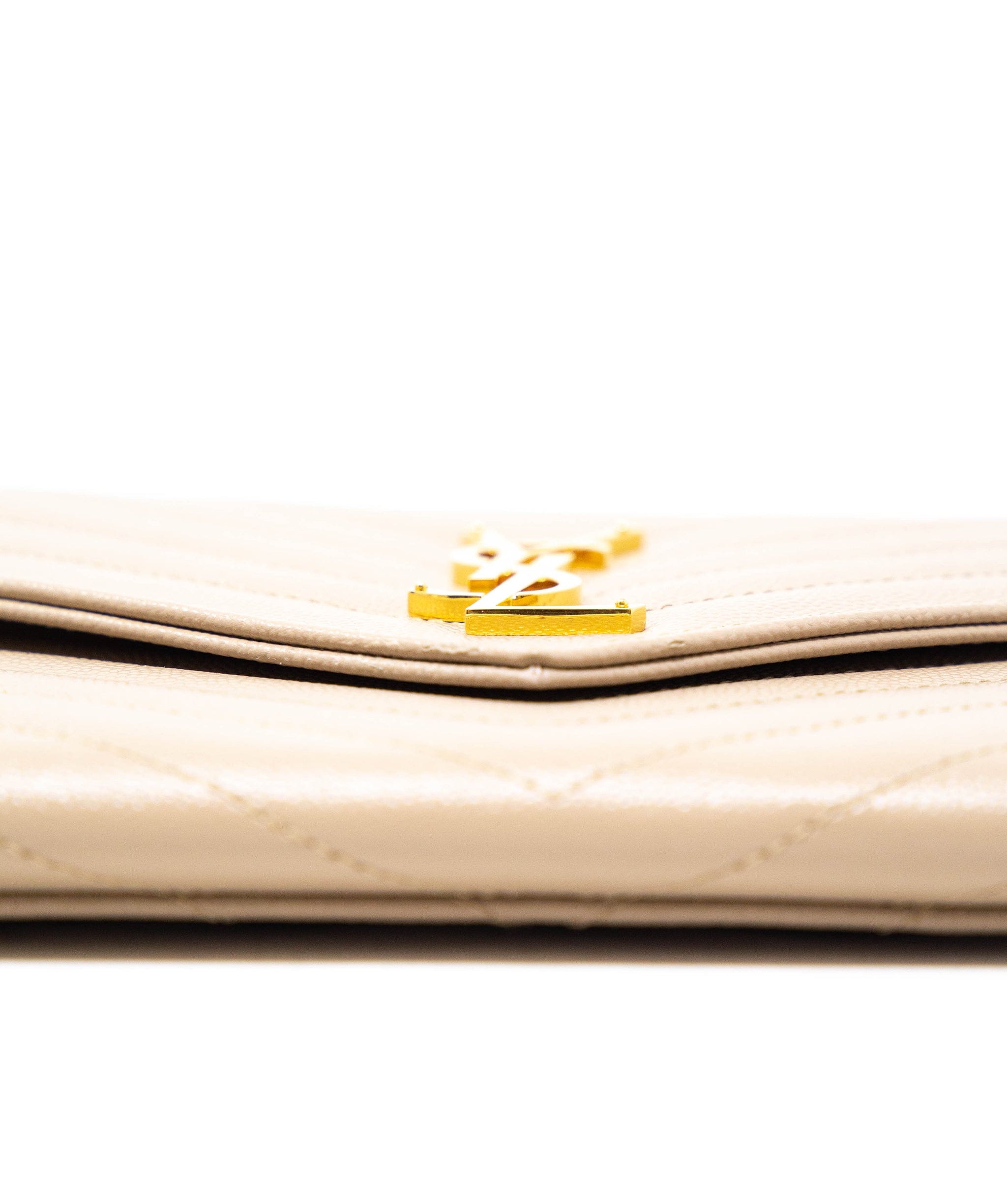 Yves Saint Laurent YSL envelope chevron clutch - AGL2236