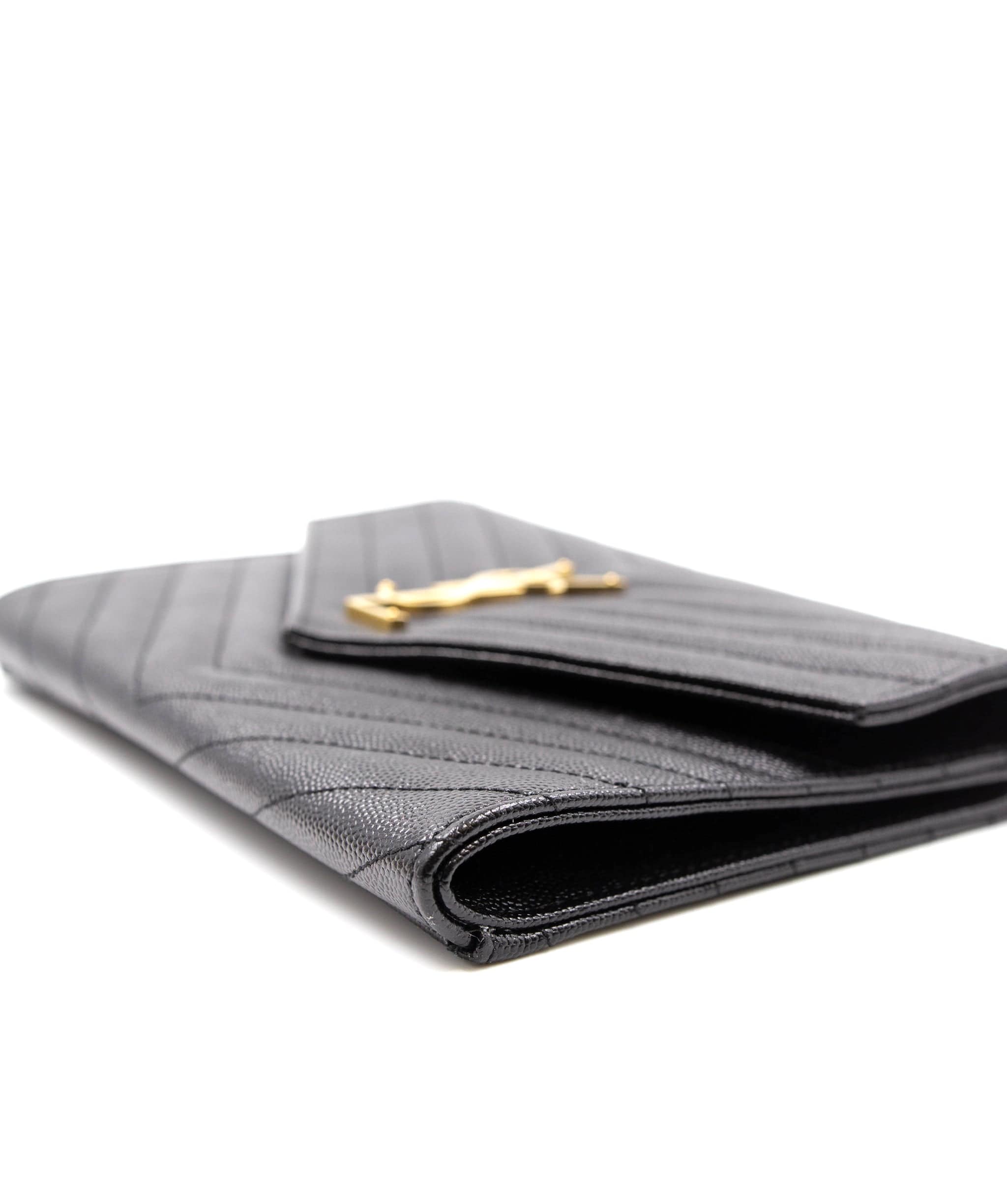 Yves Saint Laurent YSL Envelope clutch black - AWL3550