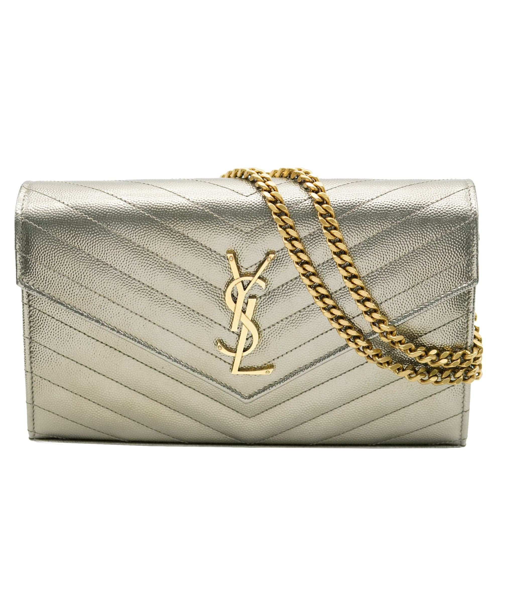 Yves Saint Laurent YSL gold envelope bag - ALC0381