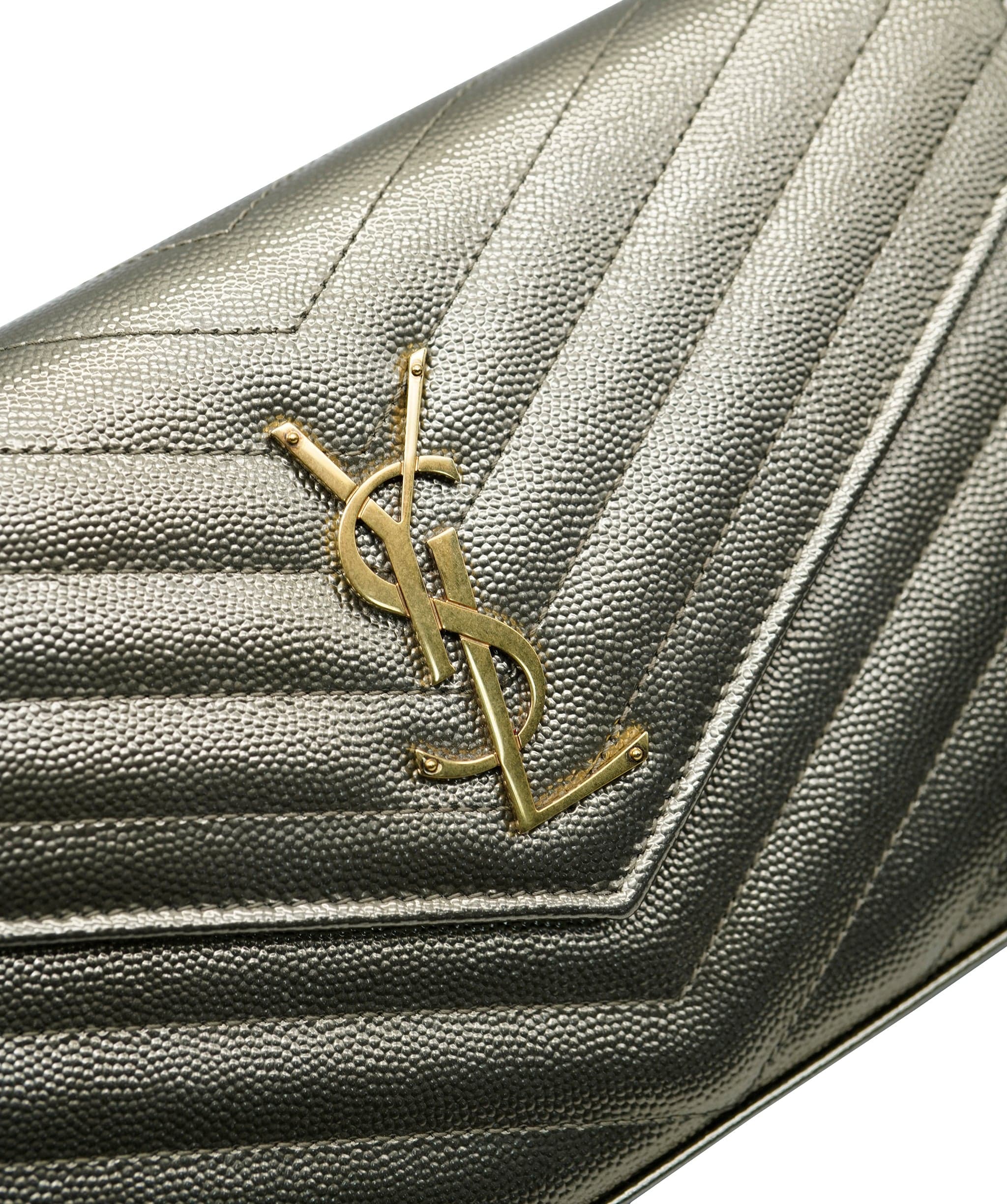 Yves Saint Laurent YSL gold envelope bag - ALC0381