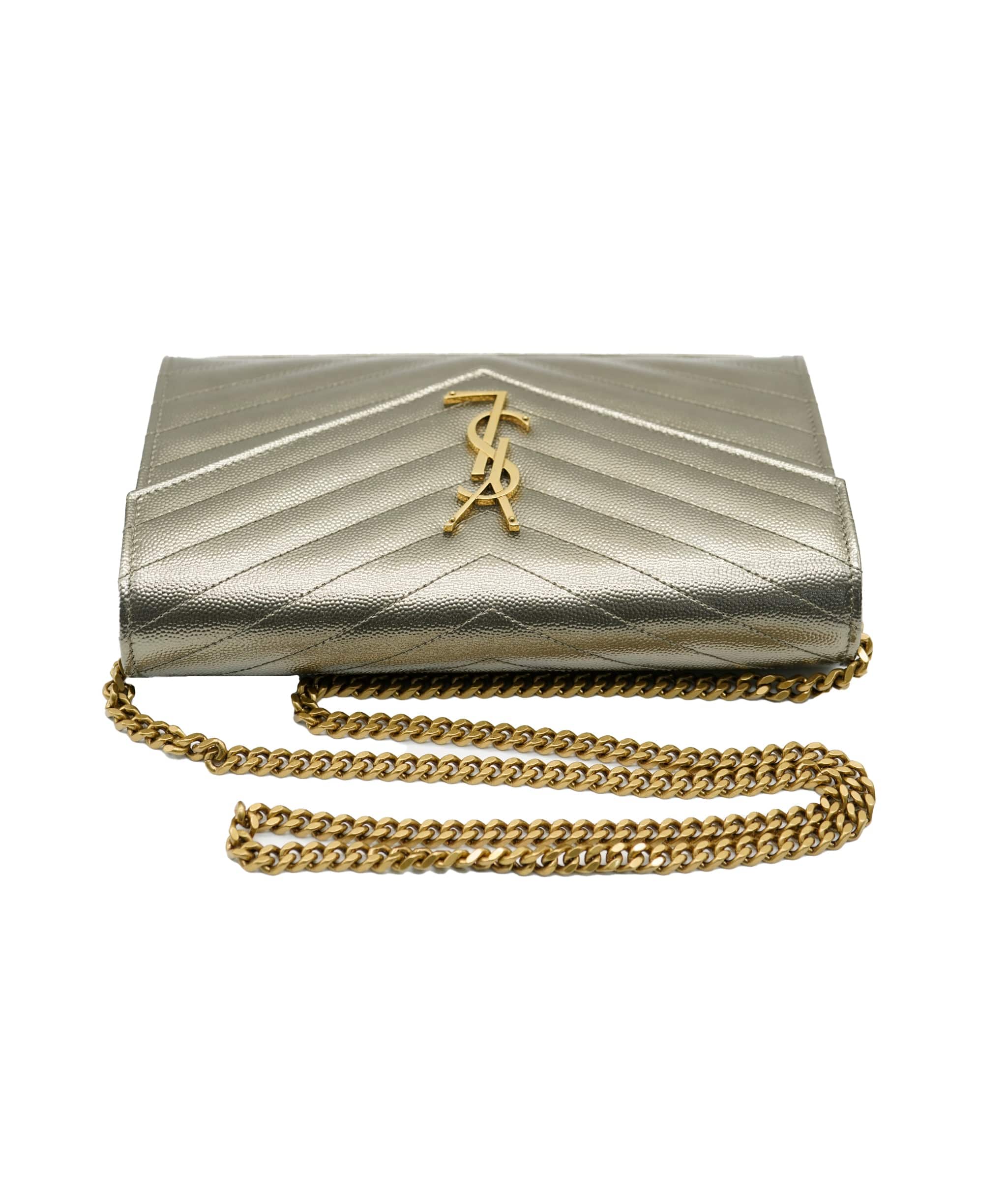 Yves Saint Laurent YSL gold envelope bag - ALC0381