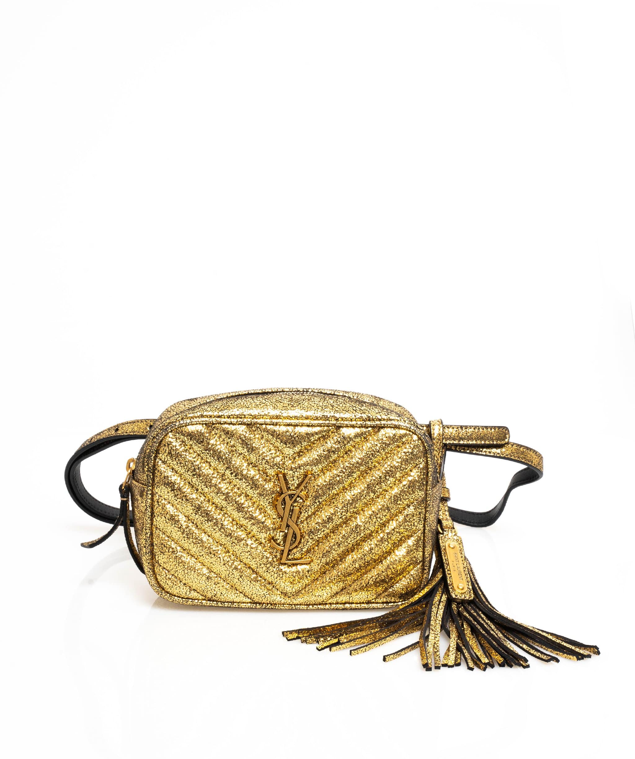 Yves Saint Laurent YSL Gold Lou Lou belt bag MW2826