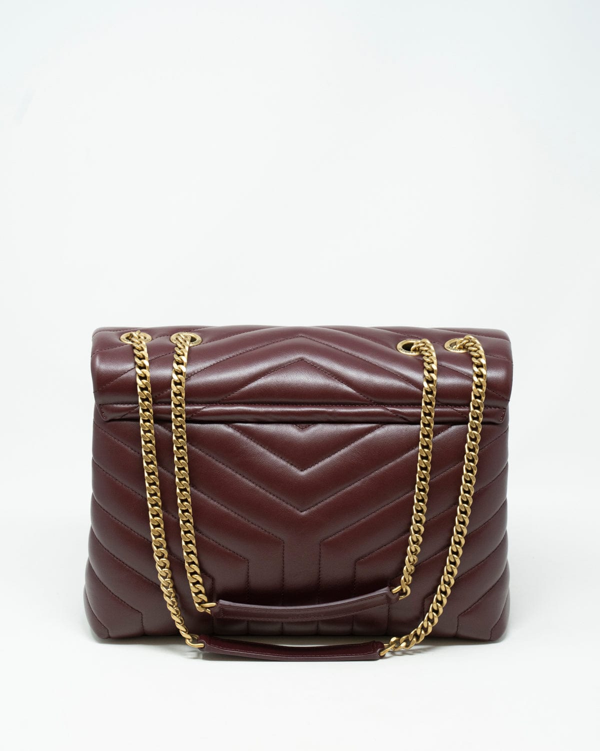 Yves Saint Laurent Ysl Large Lou Lou Burgundy Bag  - ADL1858