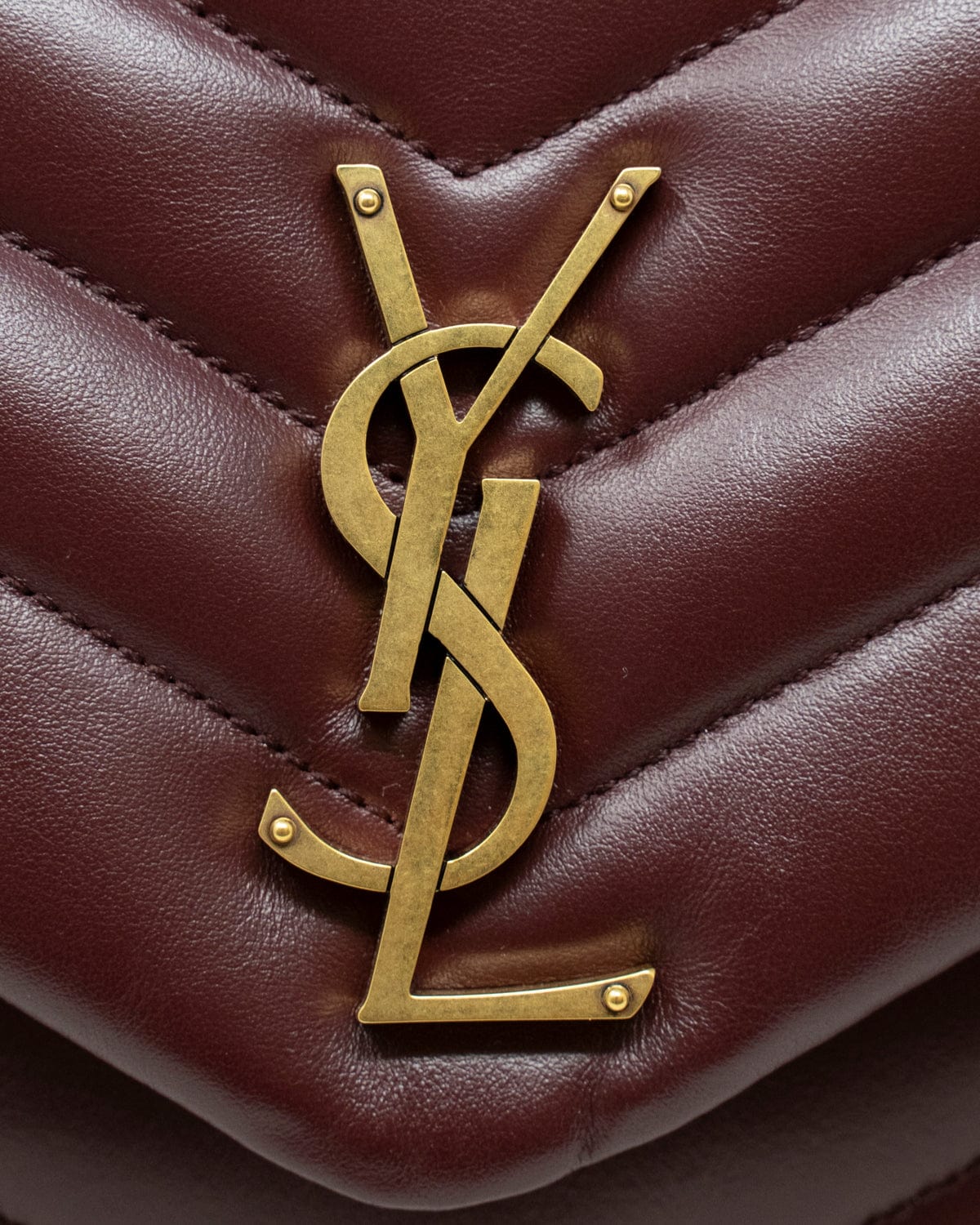 Yves Saint Laurent Ysl Large Lou Lou Burgundy Bag  - ADL1858