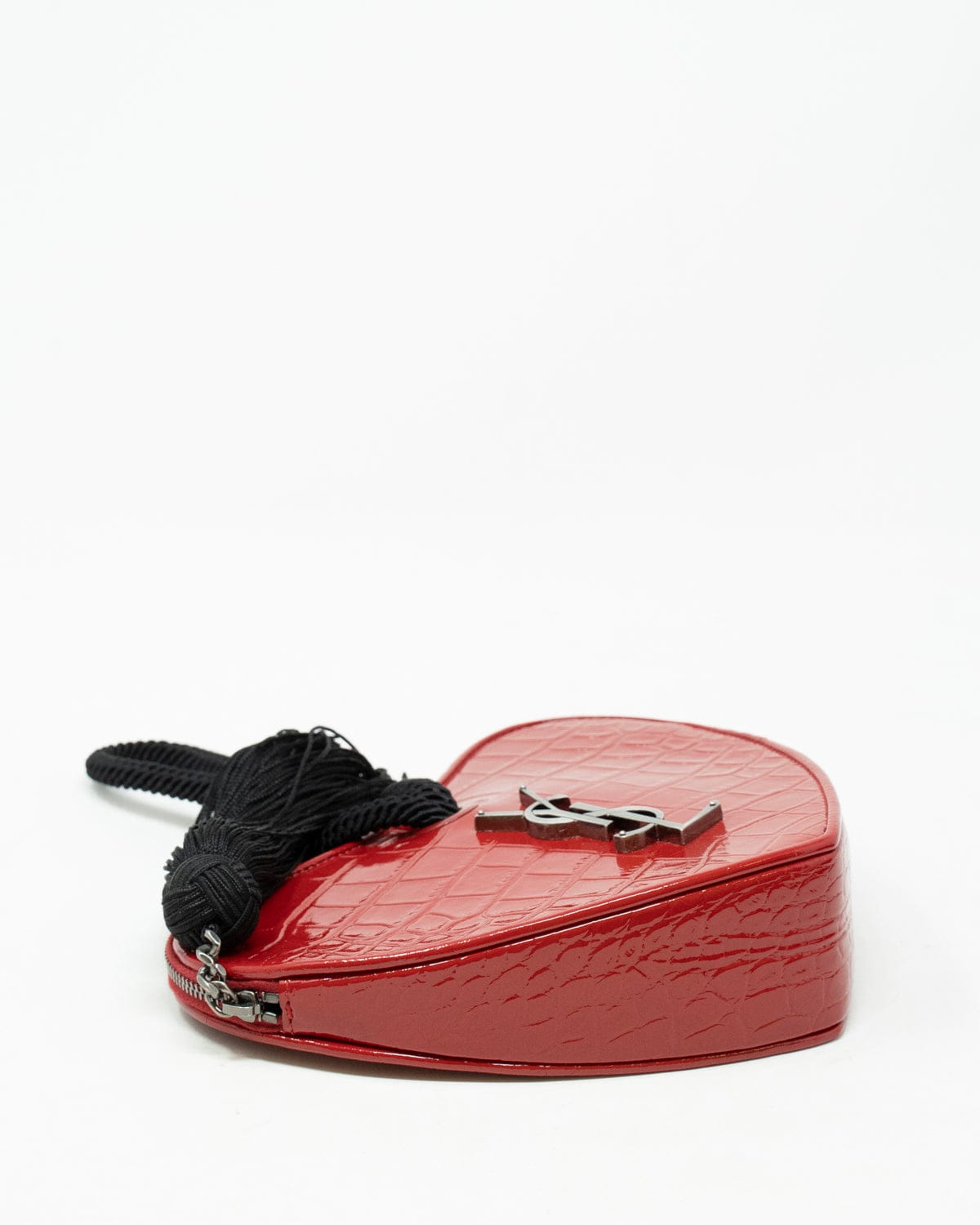 Yves Saint Laurent YSL moc croc heart loop bag - AWL3215