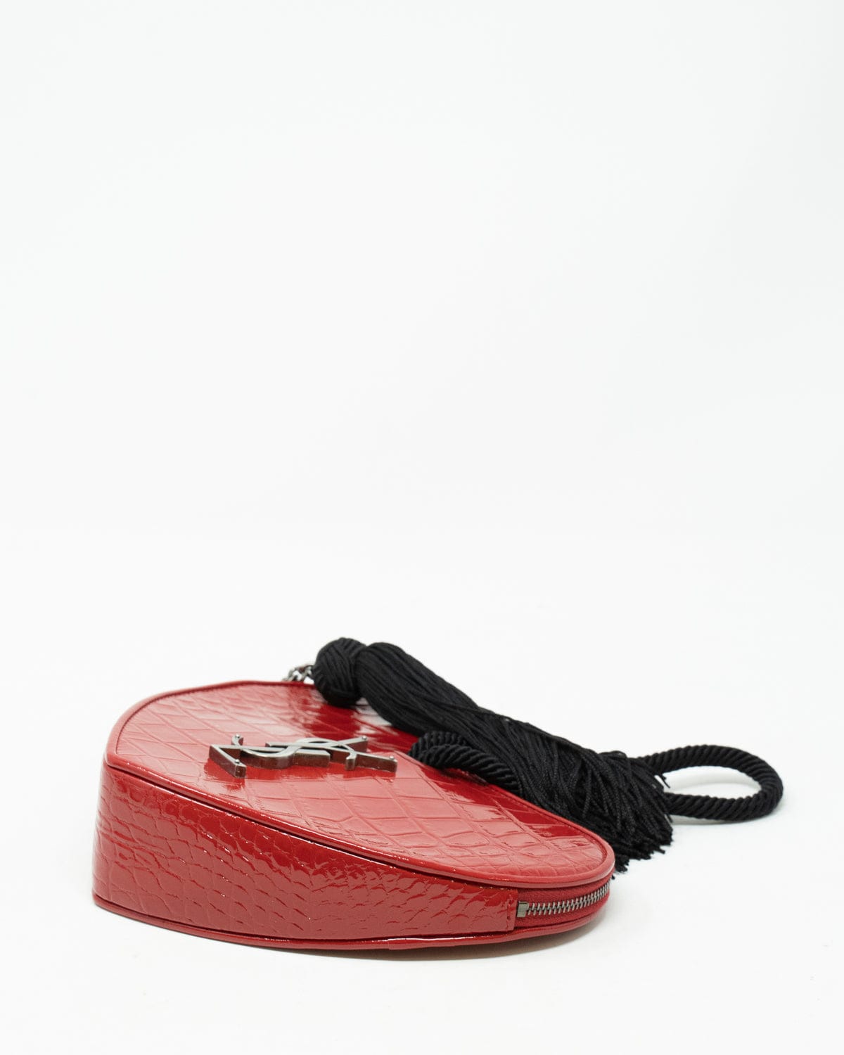 Yves Saint Laurent YSL moc croc heart loop bag - AWL3215